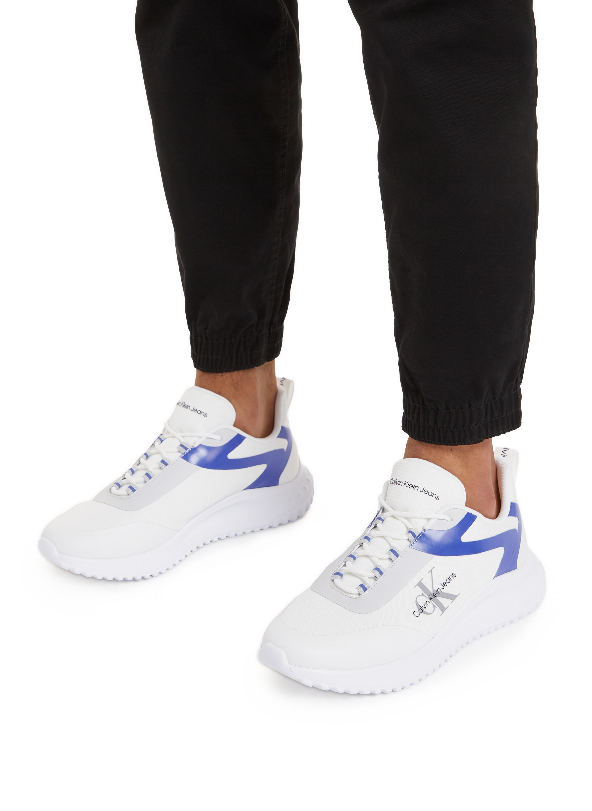 Bi-material sneakers CALVIN KLEIN White