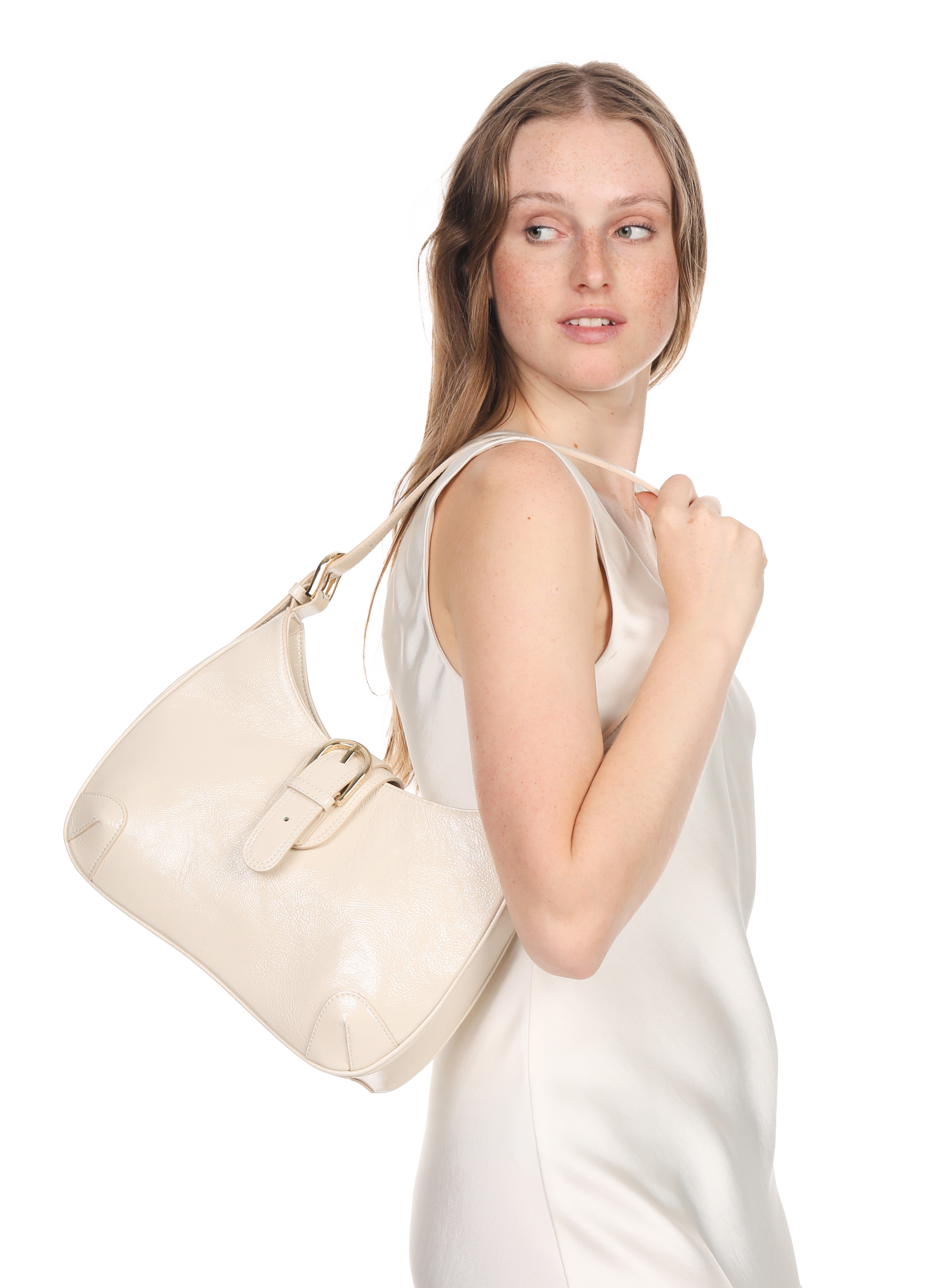 Sac à main Elianor en cuir  SAISON 1865 Beige
