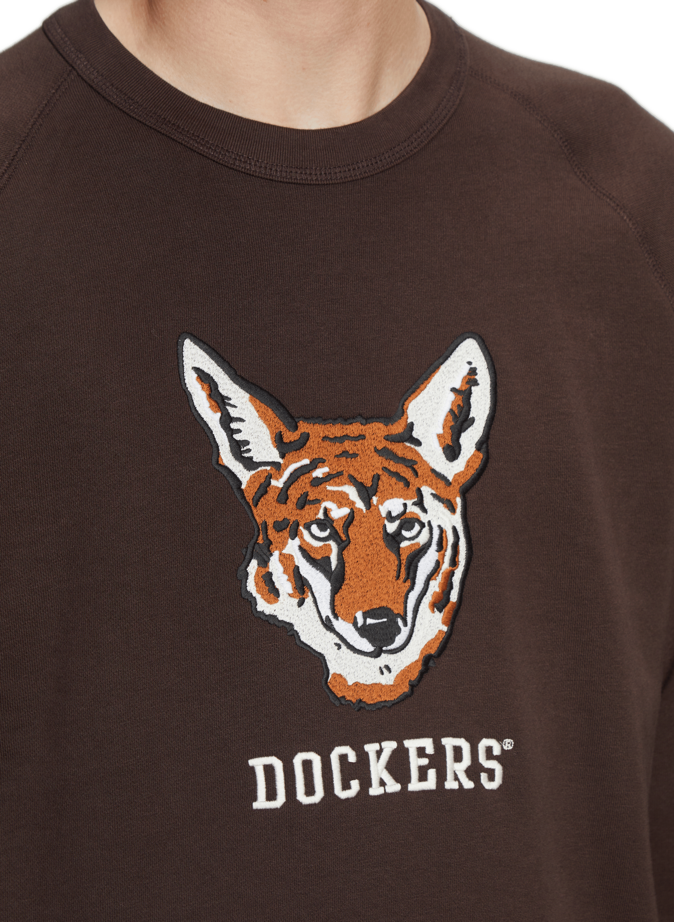 Sweatshirt en coton DOCKERS Marron