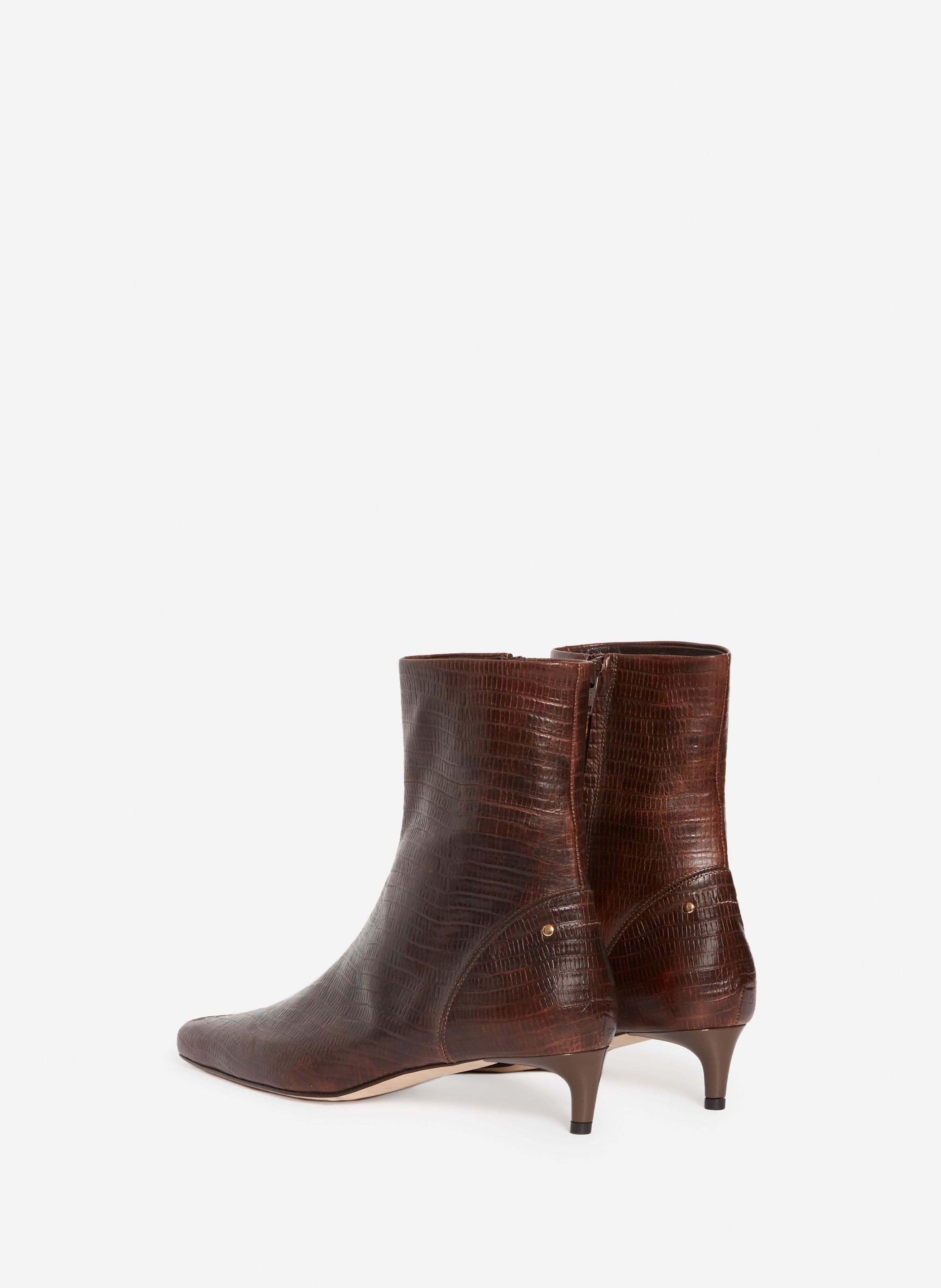 Bottines cuir marron daily VANESSA BRUNO Marron
