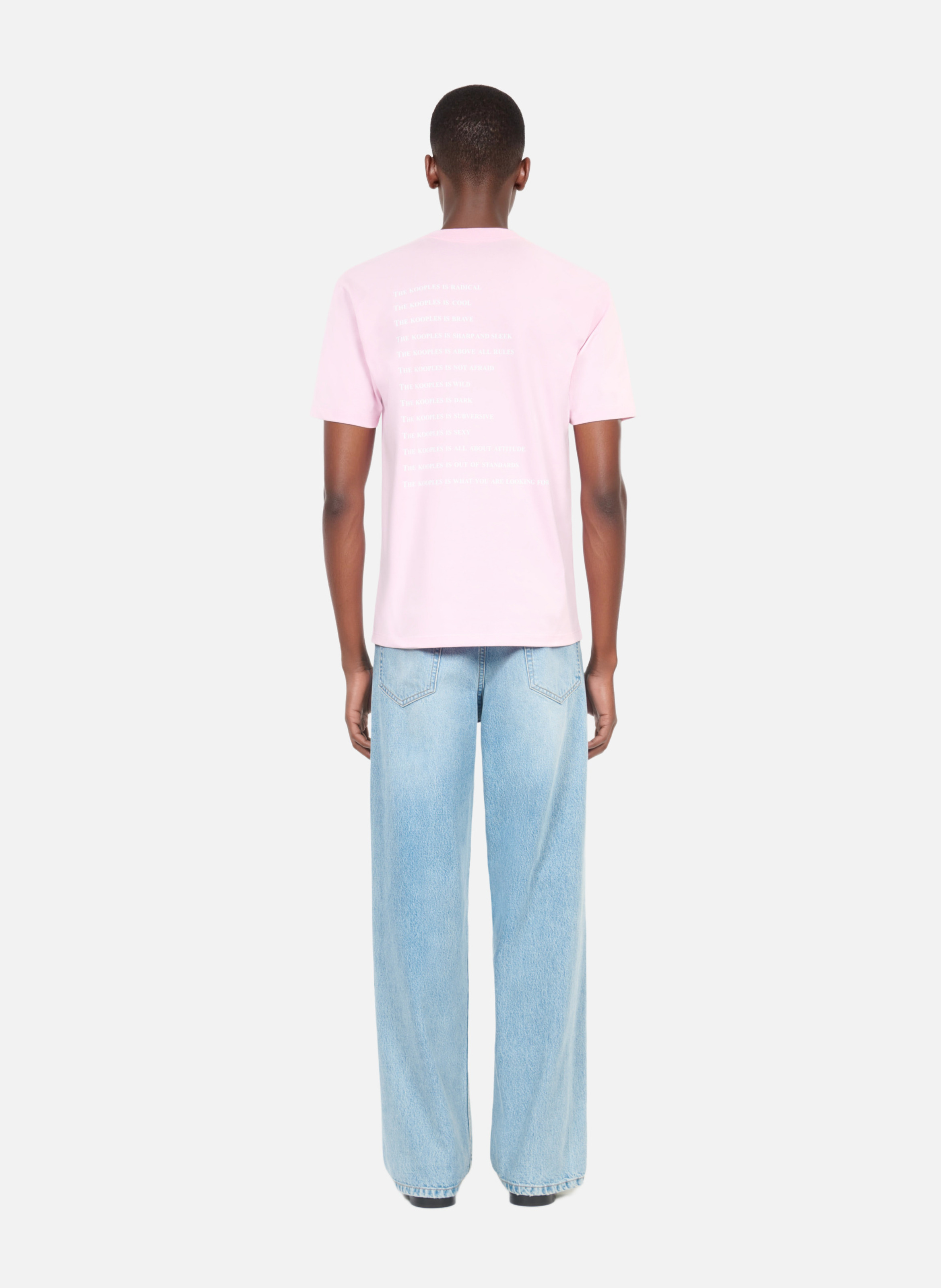 T-shirt en coton what is THE KOOPLES Rose