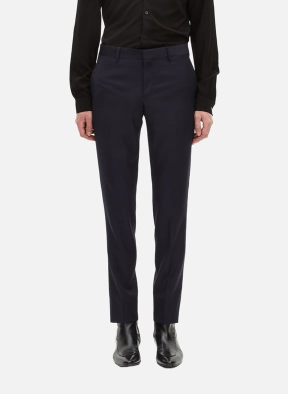 Pantalon de costume en laine coupe ajustée Bleu by THE KOOPLES THE KOOPLES Pantalon de costume en laine coupe ajustée Bleu