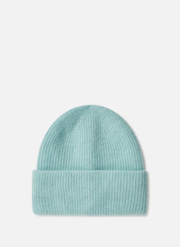 Bonnet en laine mélangée Bleu by SAMSOE SAMSOE SAMSOE SAMSOE Bonnet en laine mélangée Bleu