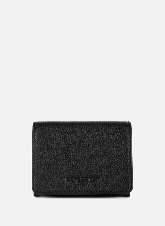 Porte-cartes - foulonné pm Noir by LANCASTER LANCASTER Porte-cartes - foulonné pm Noir