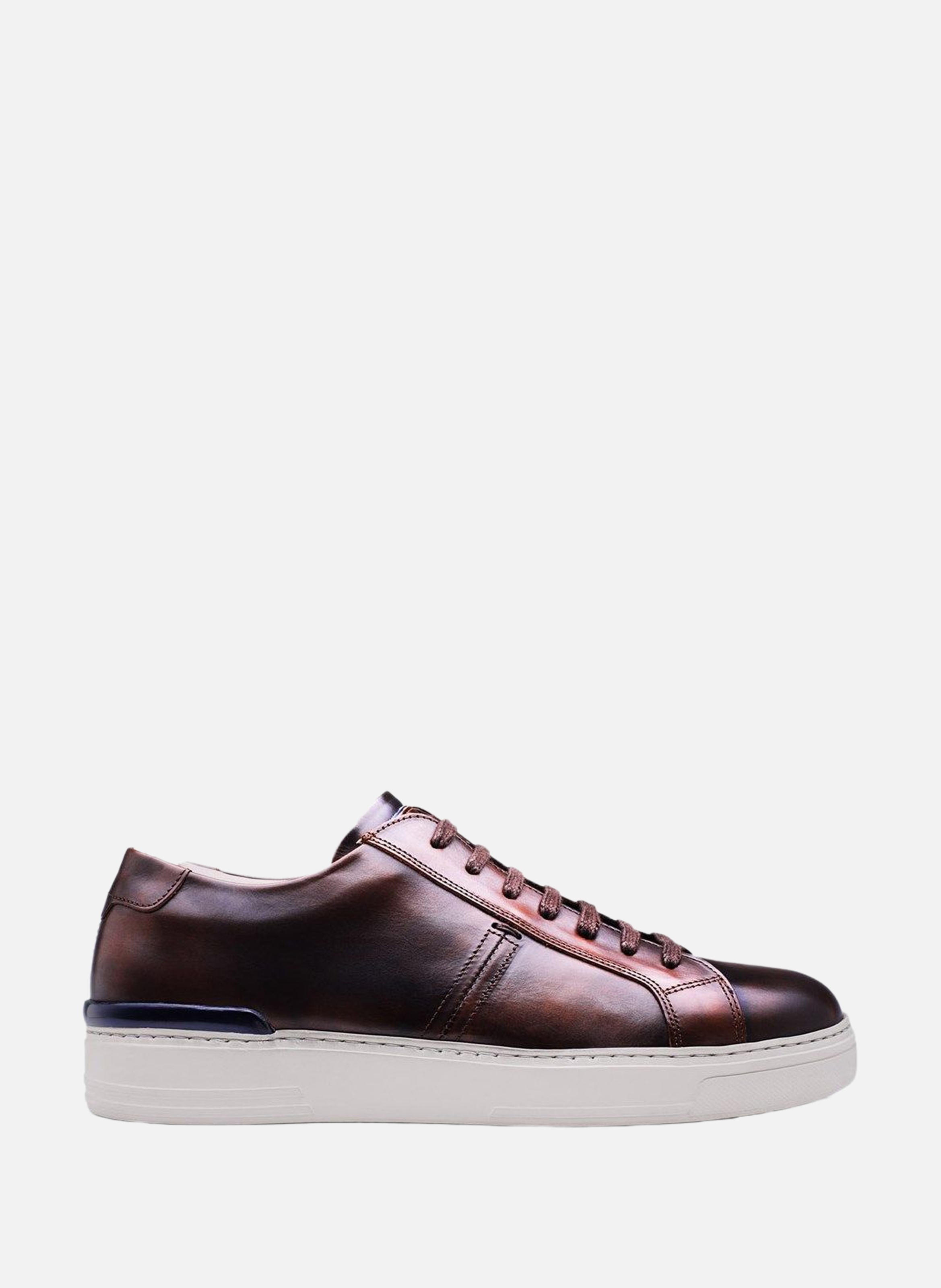 Sneakers cuir riva  Marron