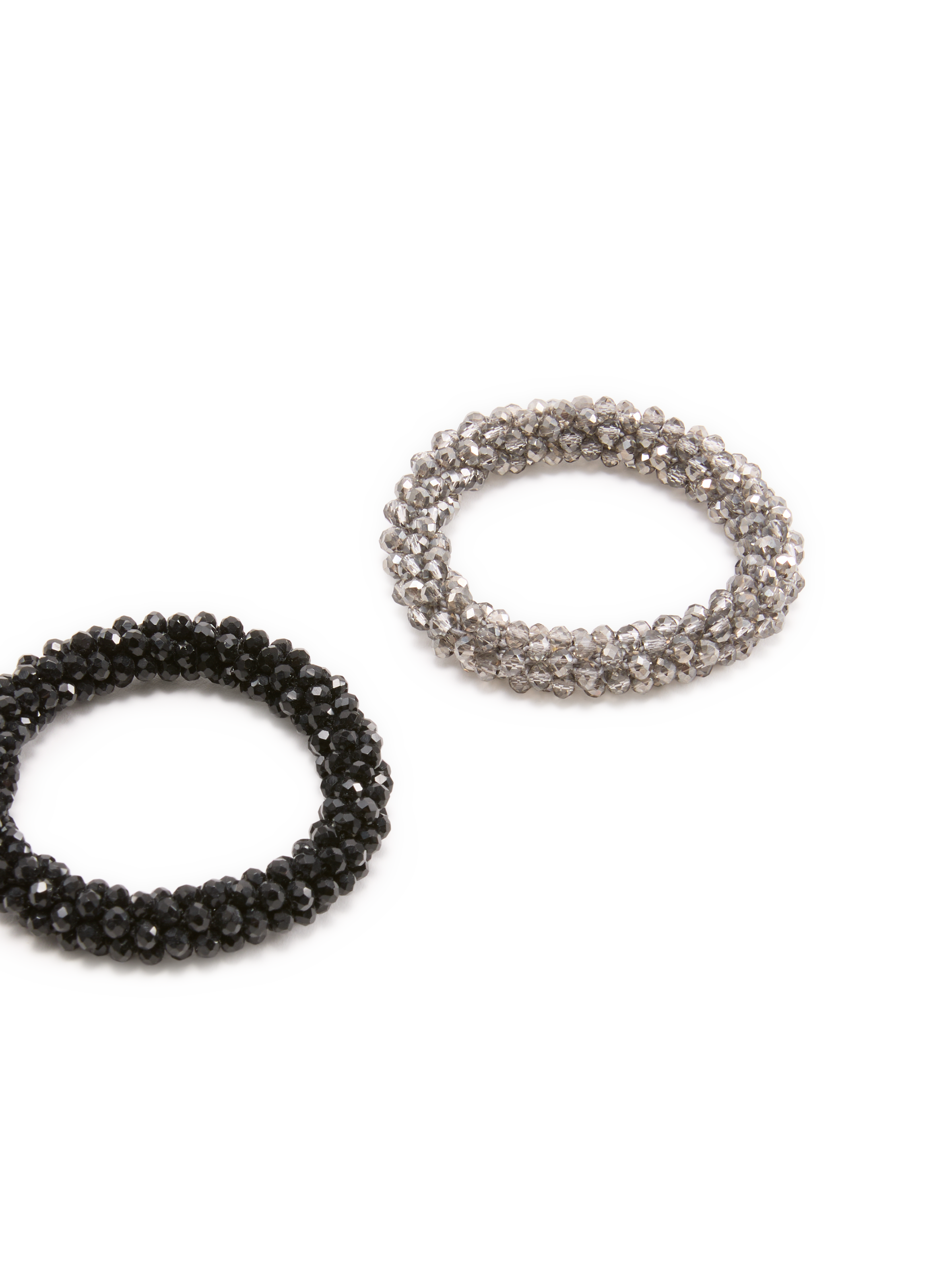 Set of 2 beaded hair ties AU PRINTEMPS PARIS Multicolour