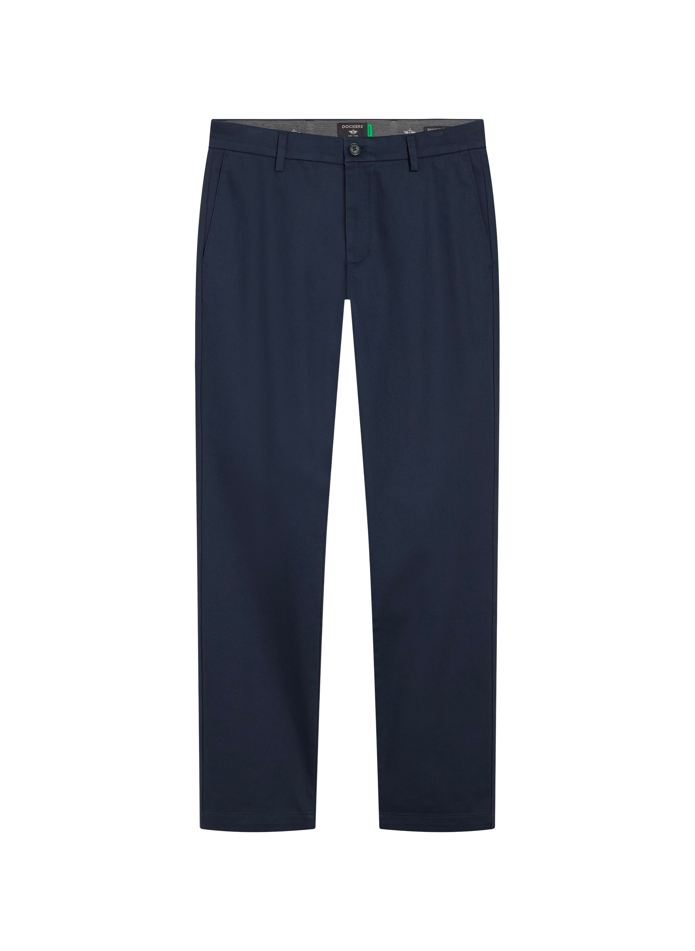 Plain cotton trousers DOCKERS Blue