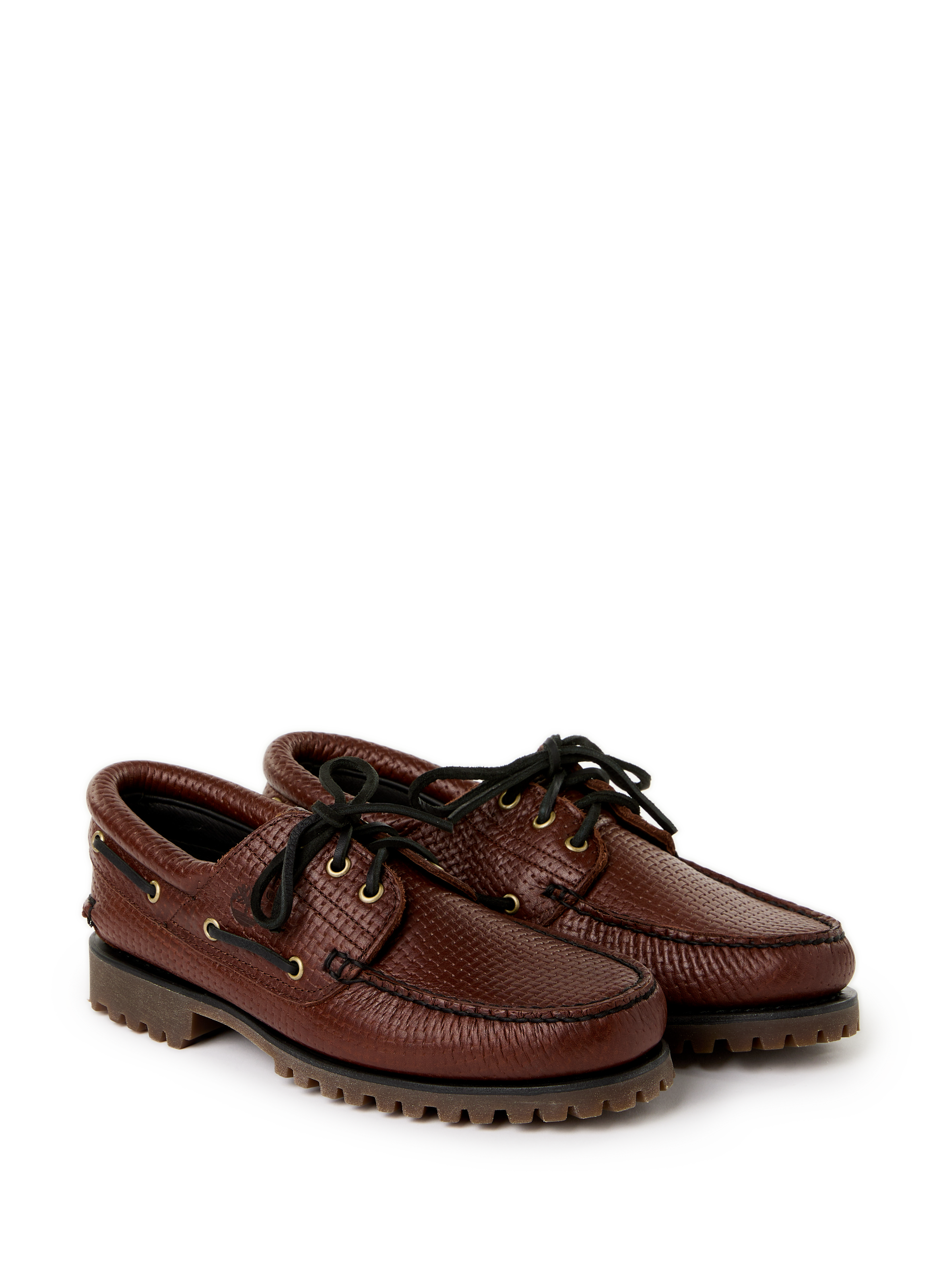 Scalloped leather loafers TIMBERLAND Brown