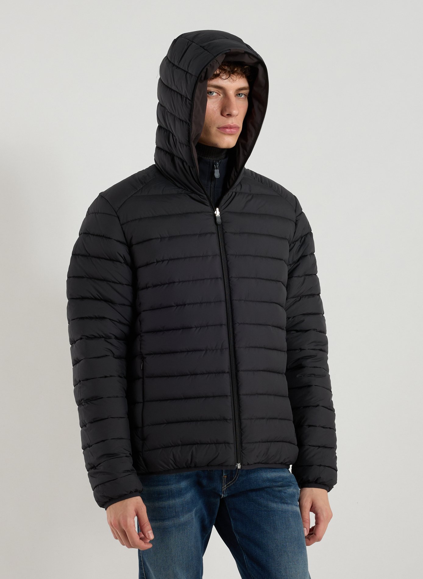 Doudoune ample à capuche  SAVE THE DUCK Marron