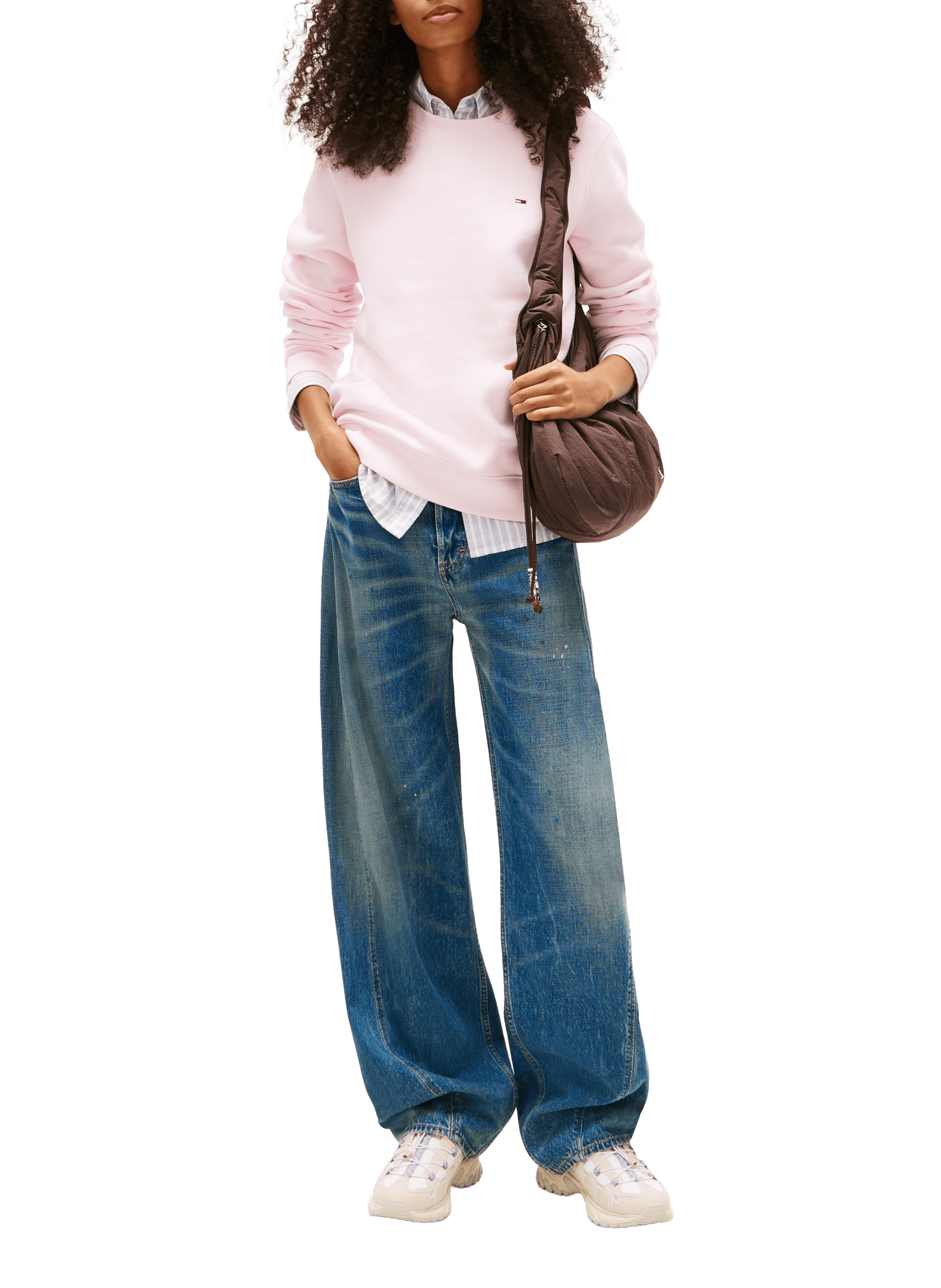 Cotton sweatshirt TOMMY HILFIGER Pink