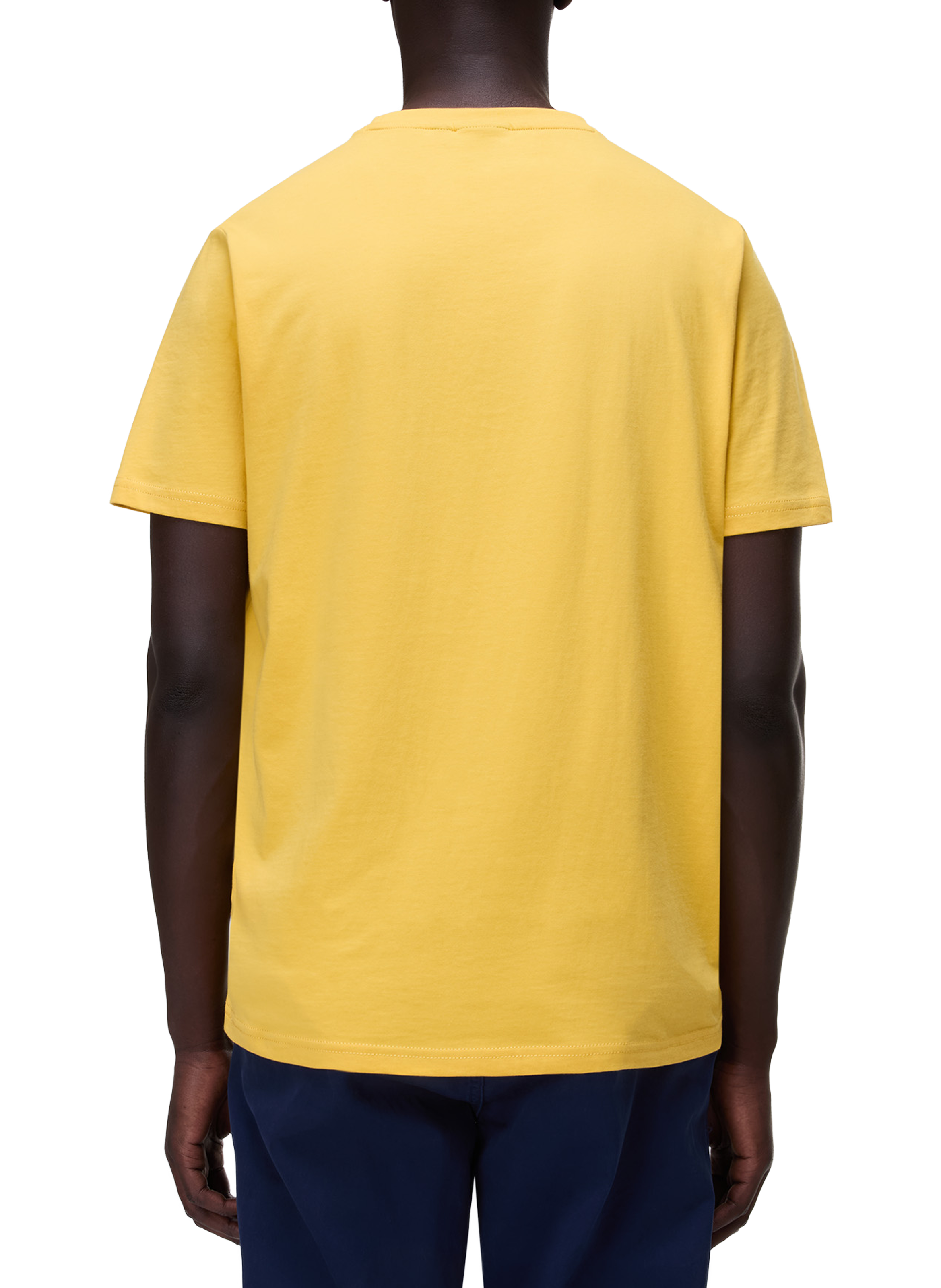 T-shirt col rond en coton NAPAPIJRI Jaune
