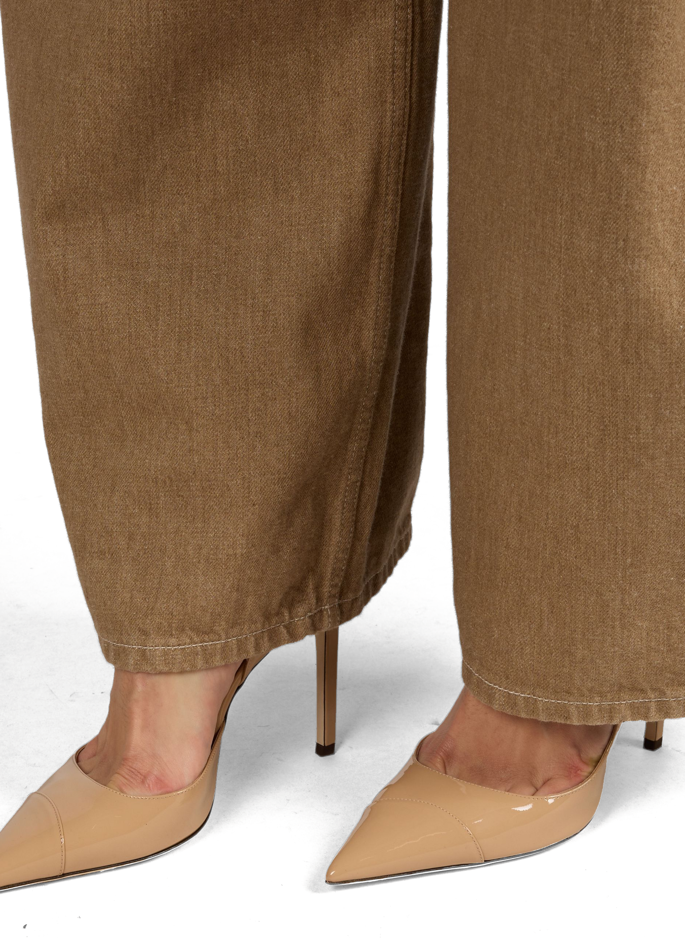 Escarpins Brigitte 100 en cuir JIMMY CHOO Beige