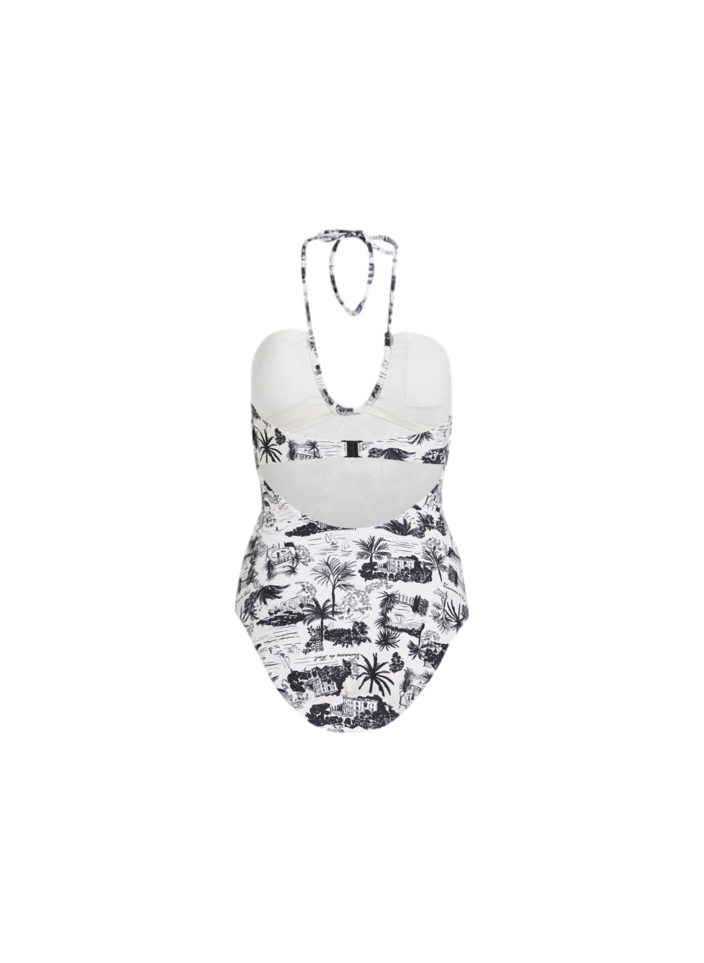 Maillot de bain 1 pièce imprimé à nouer KARL LAGERFELD Multicolore