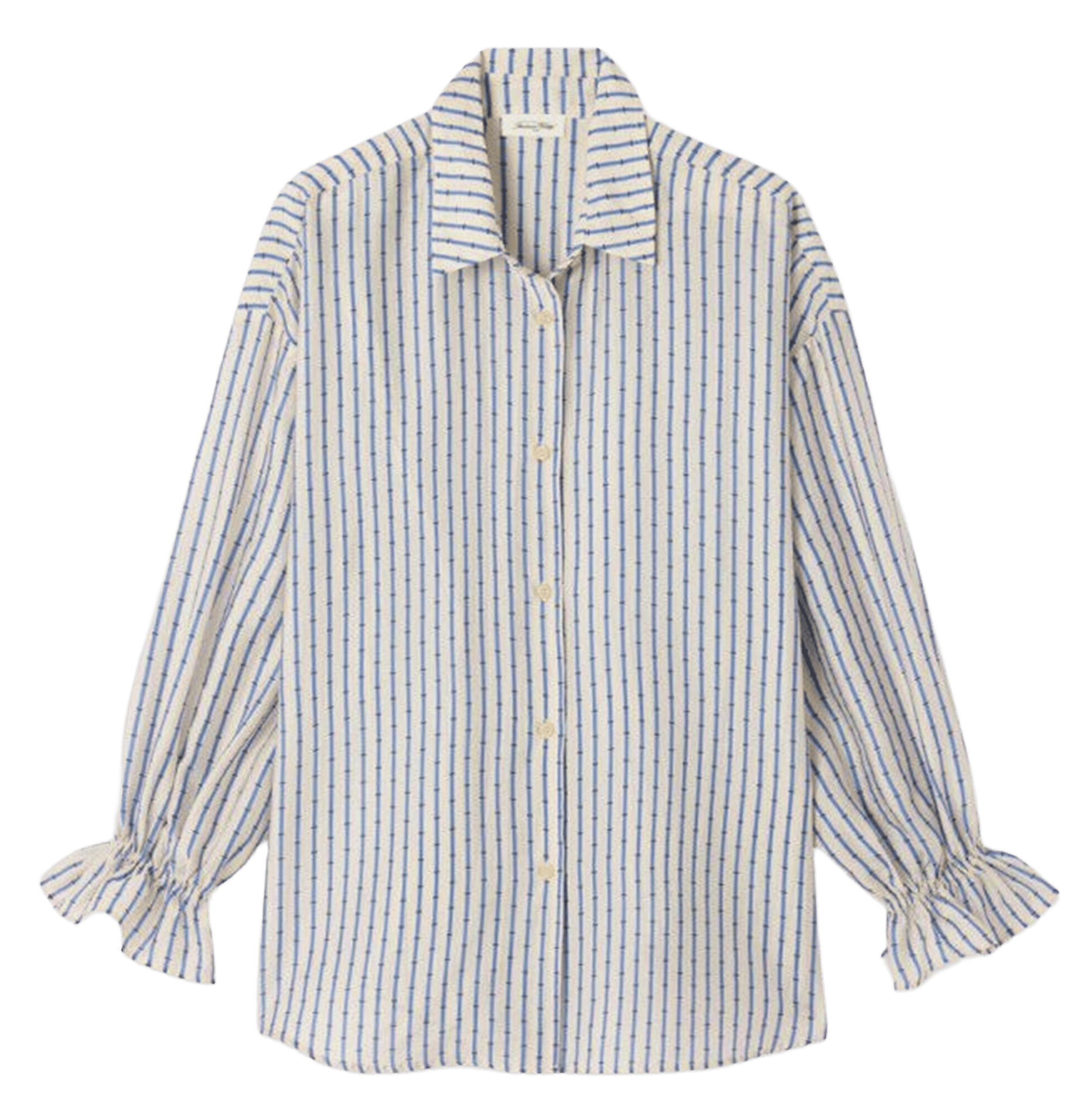 Chemise ample à rayures zivow AMERICAN VINTAGE Bleu