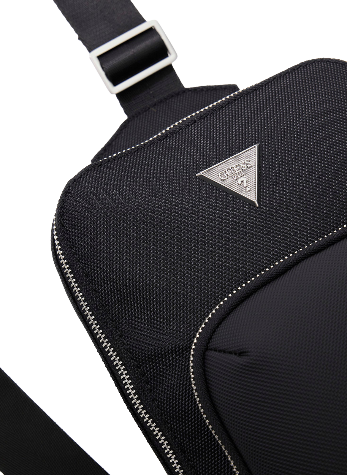 Sac à bandoulière effet cuir GUESS Noir