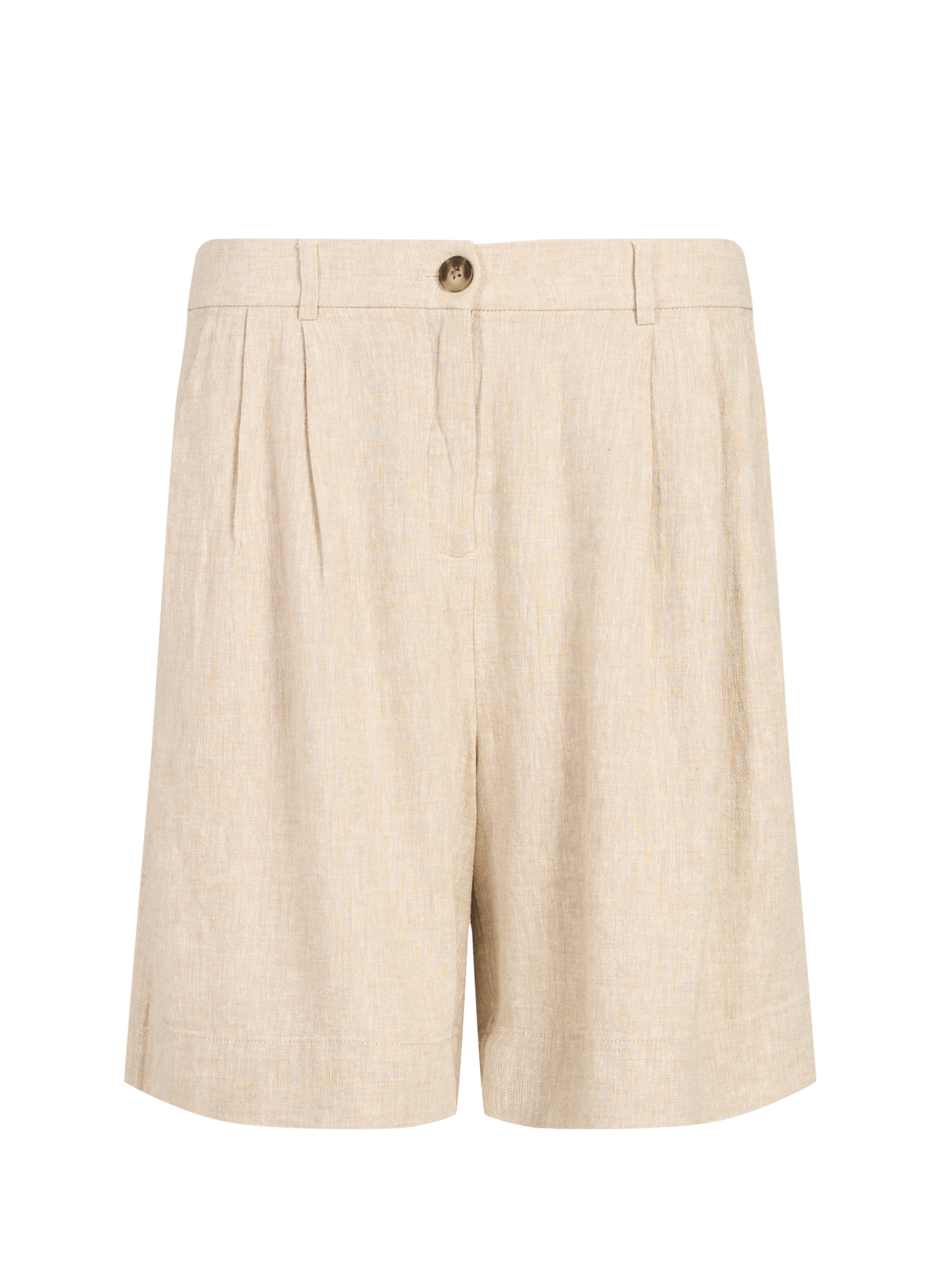 Short Viana Ginia en lin mélangé MSCH Beige