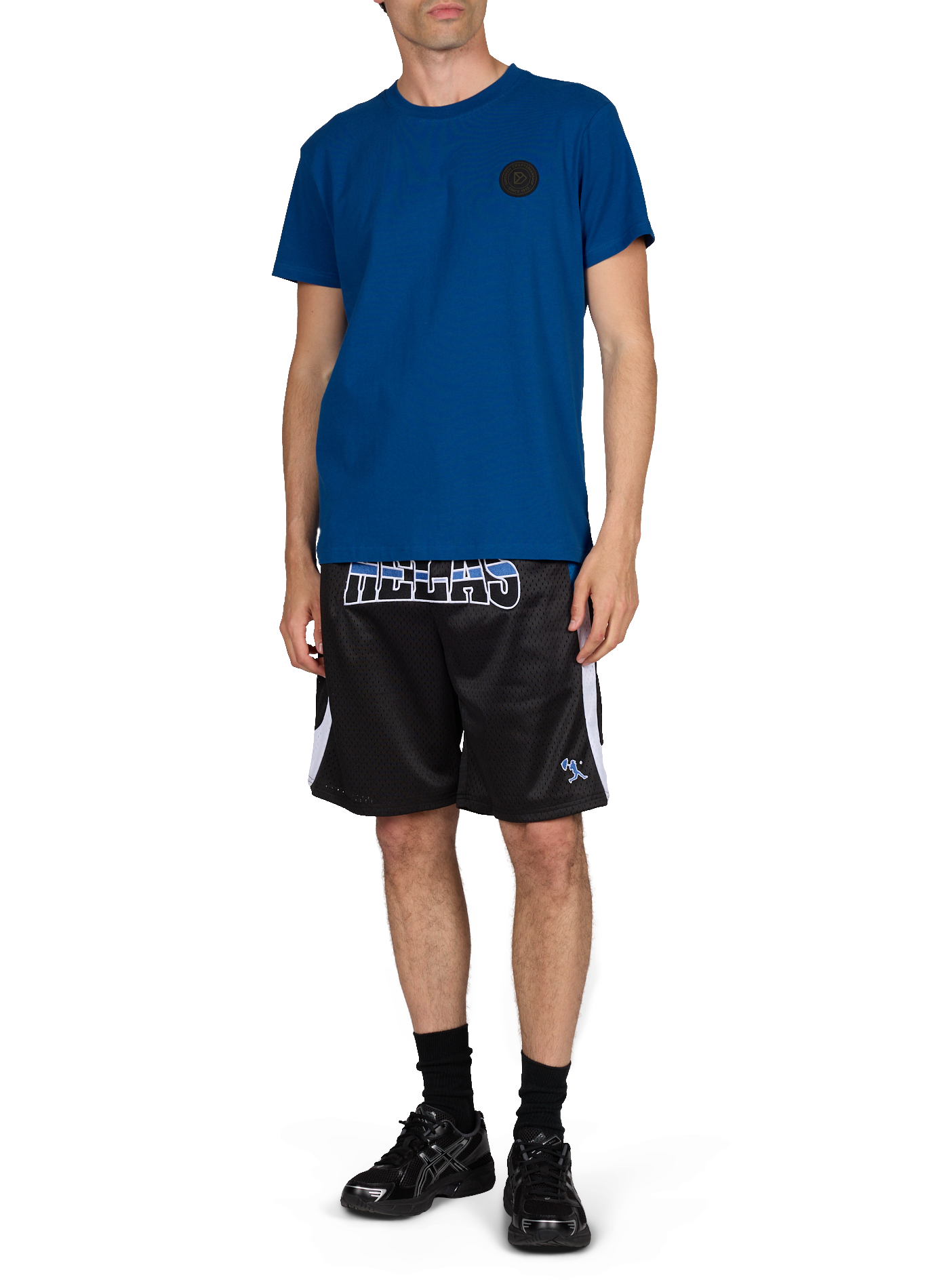 Short broderie logo HELAS CAPS Noir