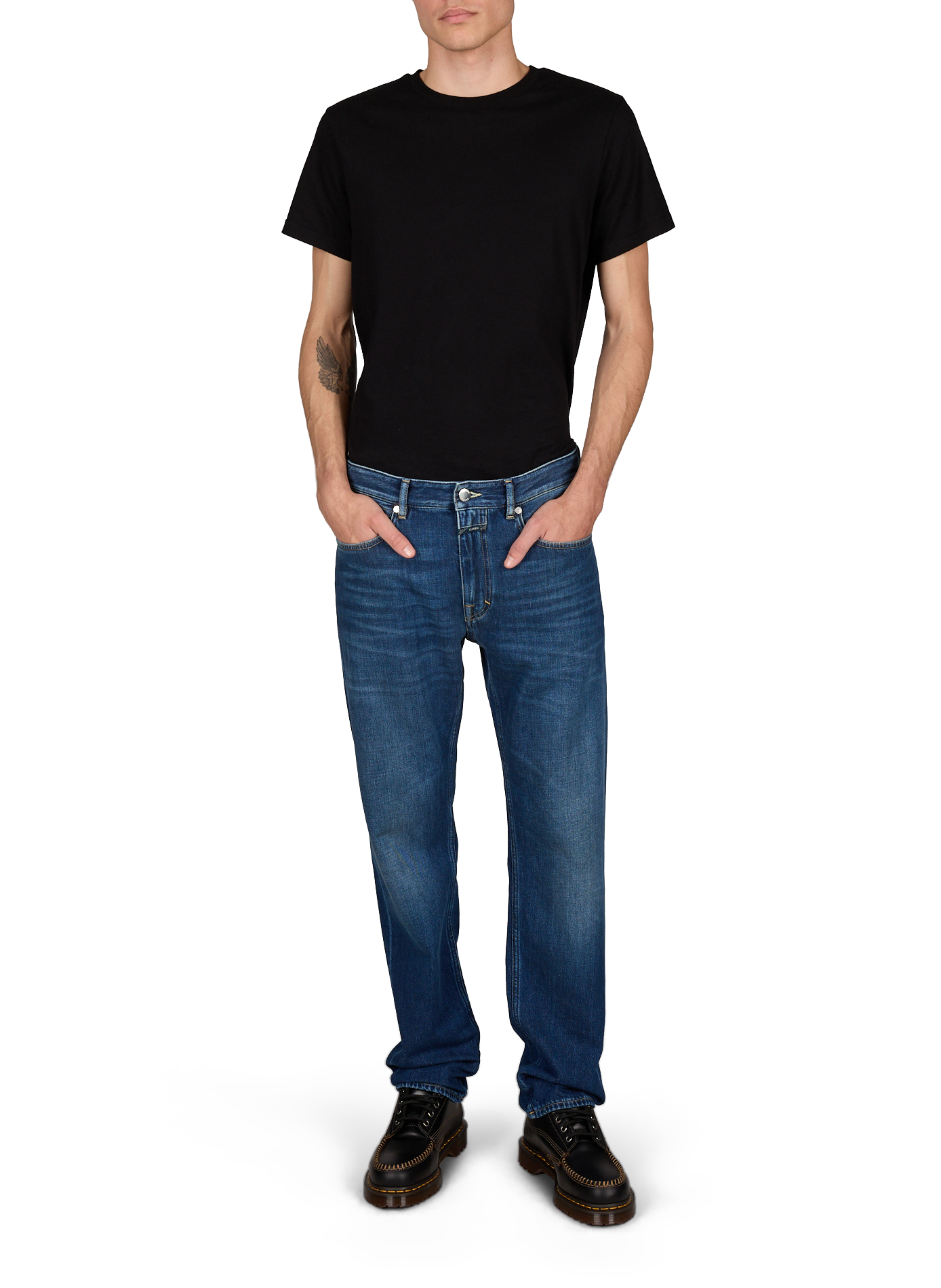 Lowell Chukka smooth leather boots DR. MARTENS Black