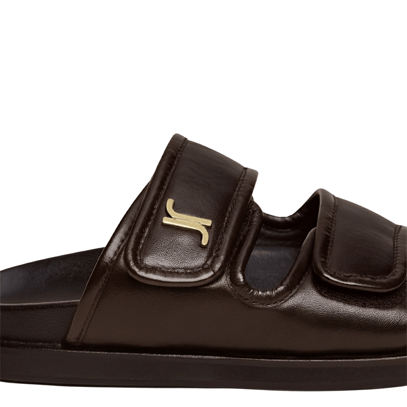 Sandales plates en cuir win | Marron JONAK Femme