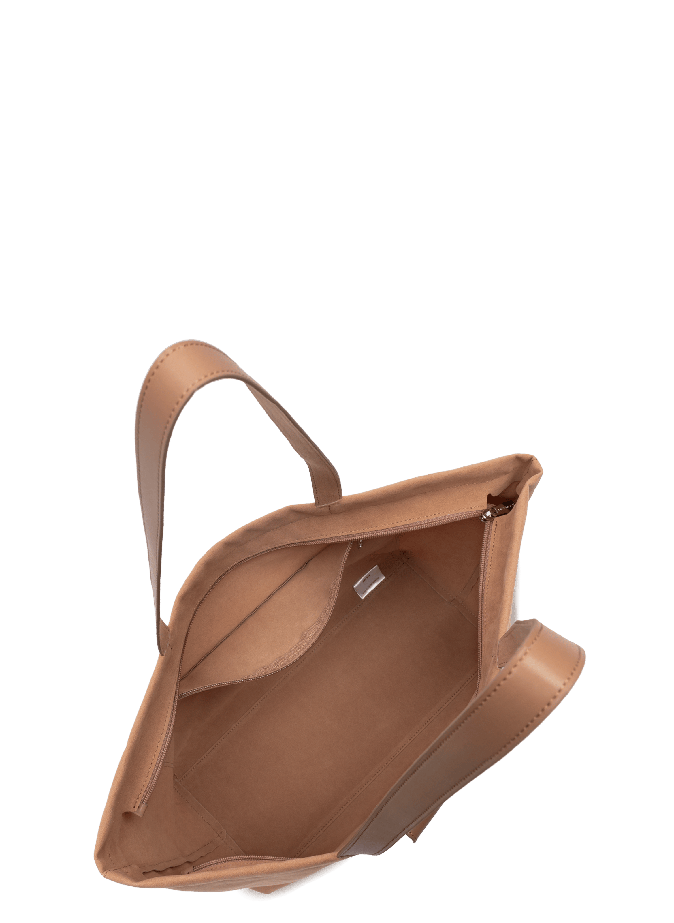 Grand sac cabas épaule - suédine kba LANCASTER Marron