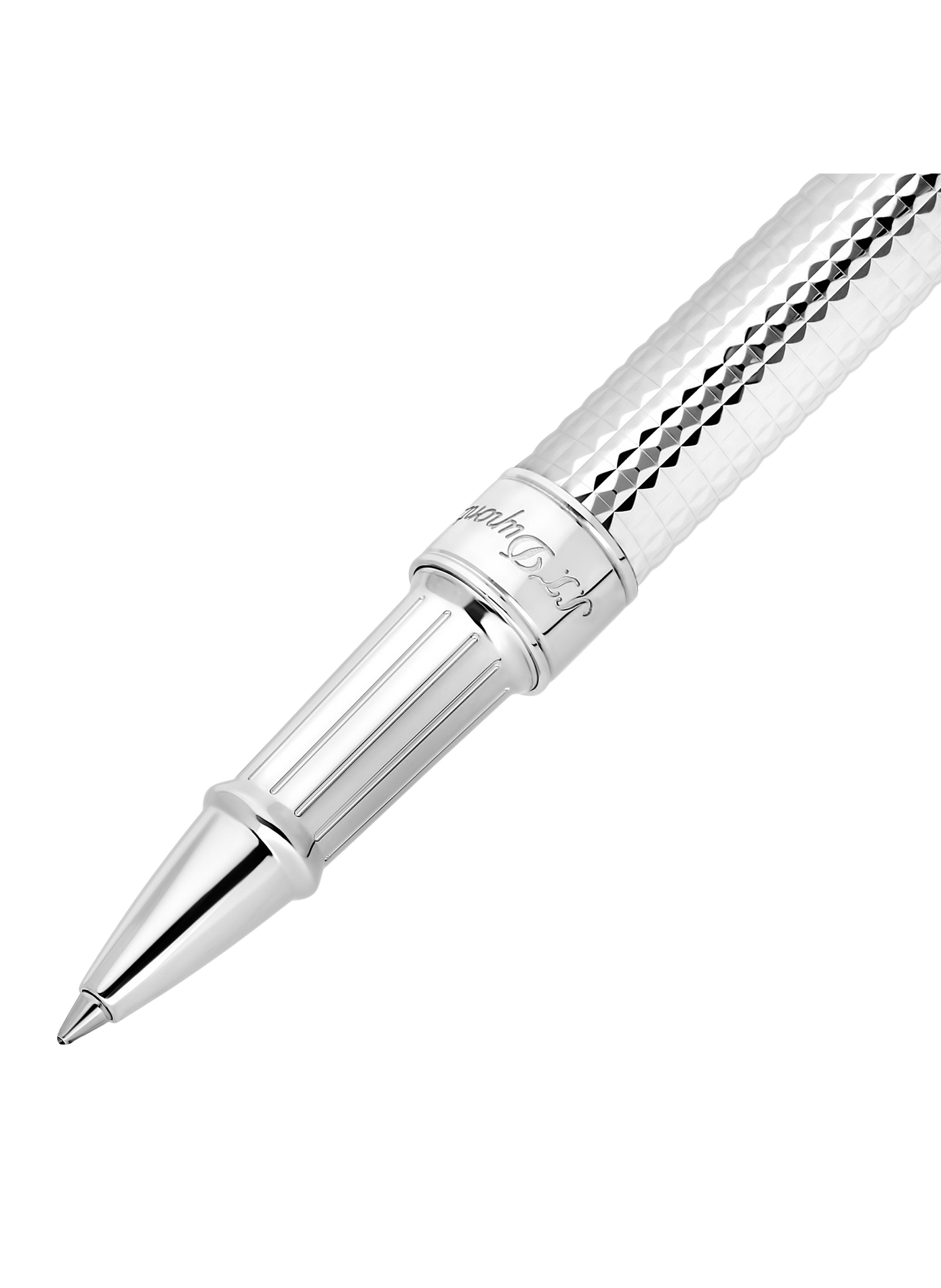 Medium Line Rollerball Pen Eternity S.T. DUPONT Silver