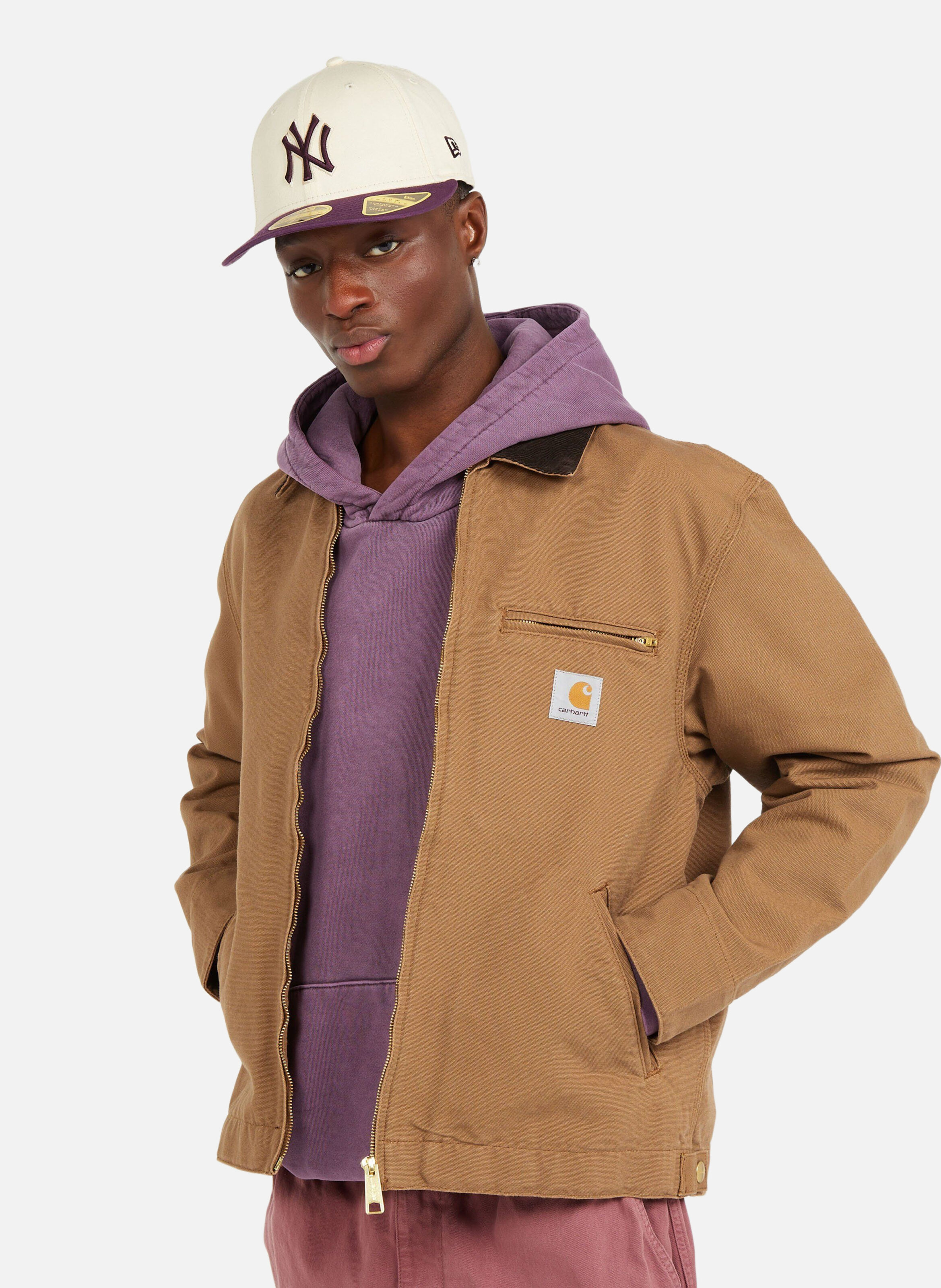 Veste detroit jacket CARHARTT WIP Marron