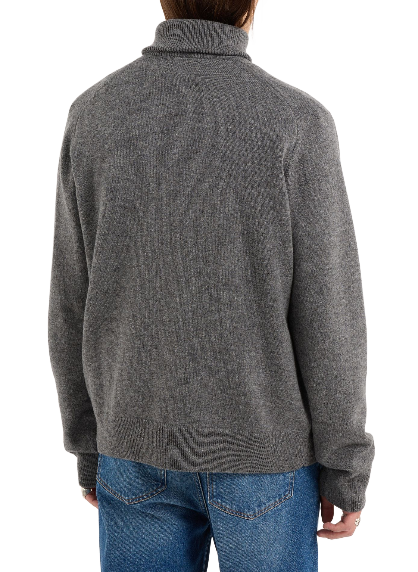 Pull Game col montant en laine  SAISON 1865 Gris