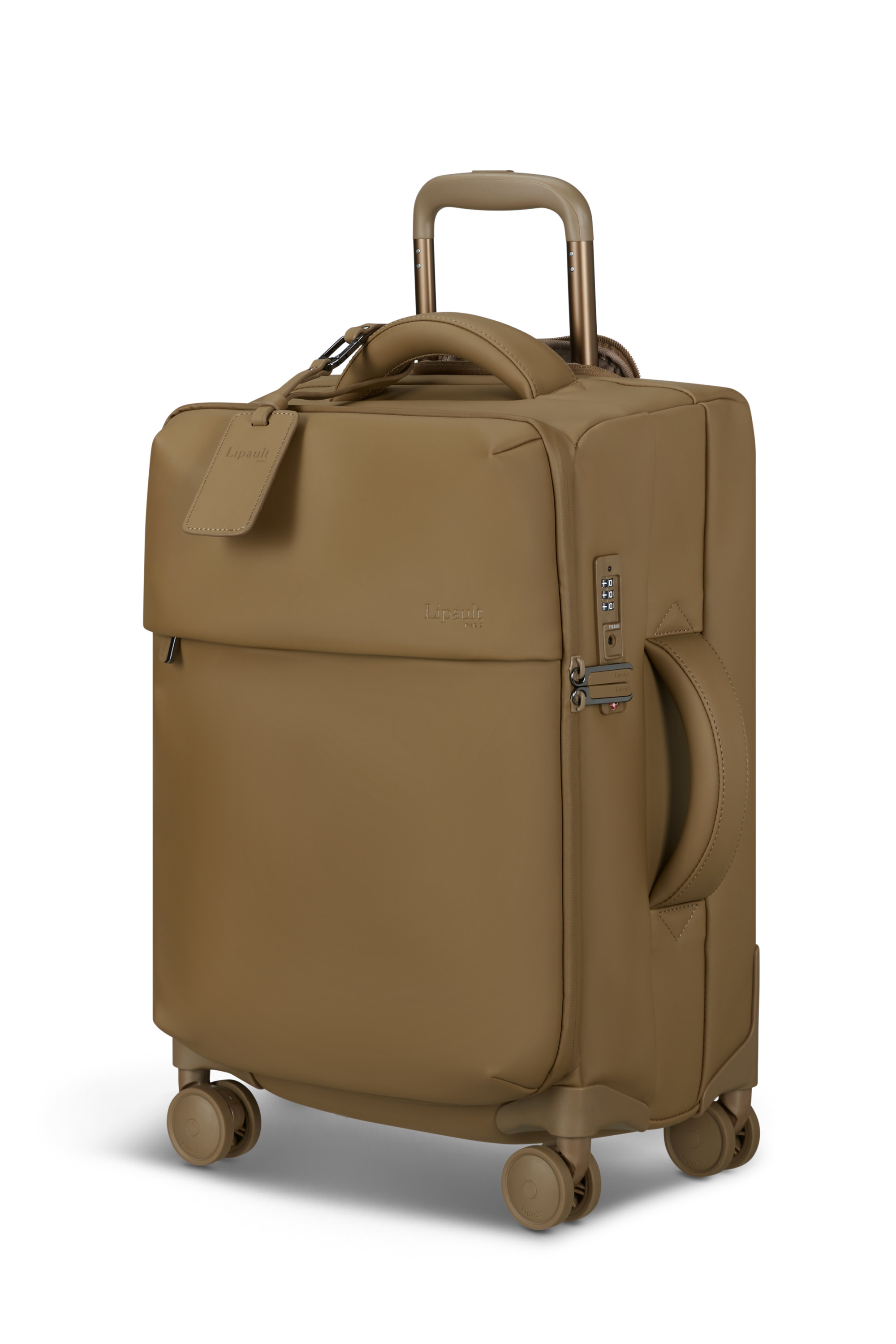 Lost in berlin valise 4 roues taille s LIPAULT PARIS Beige