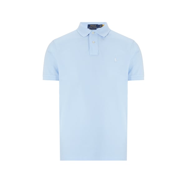 Polo droit en piqué de coton