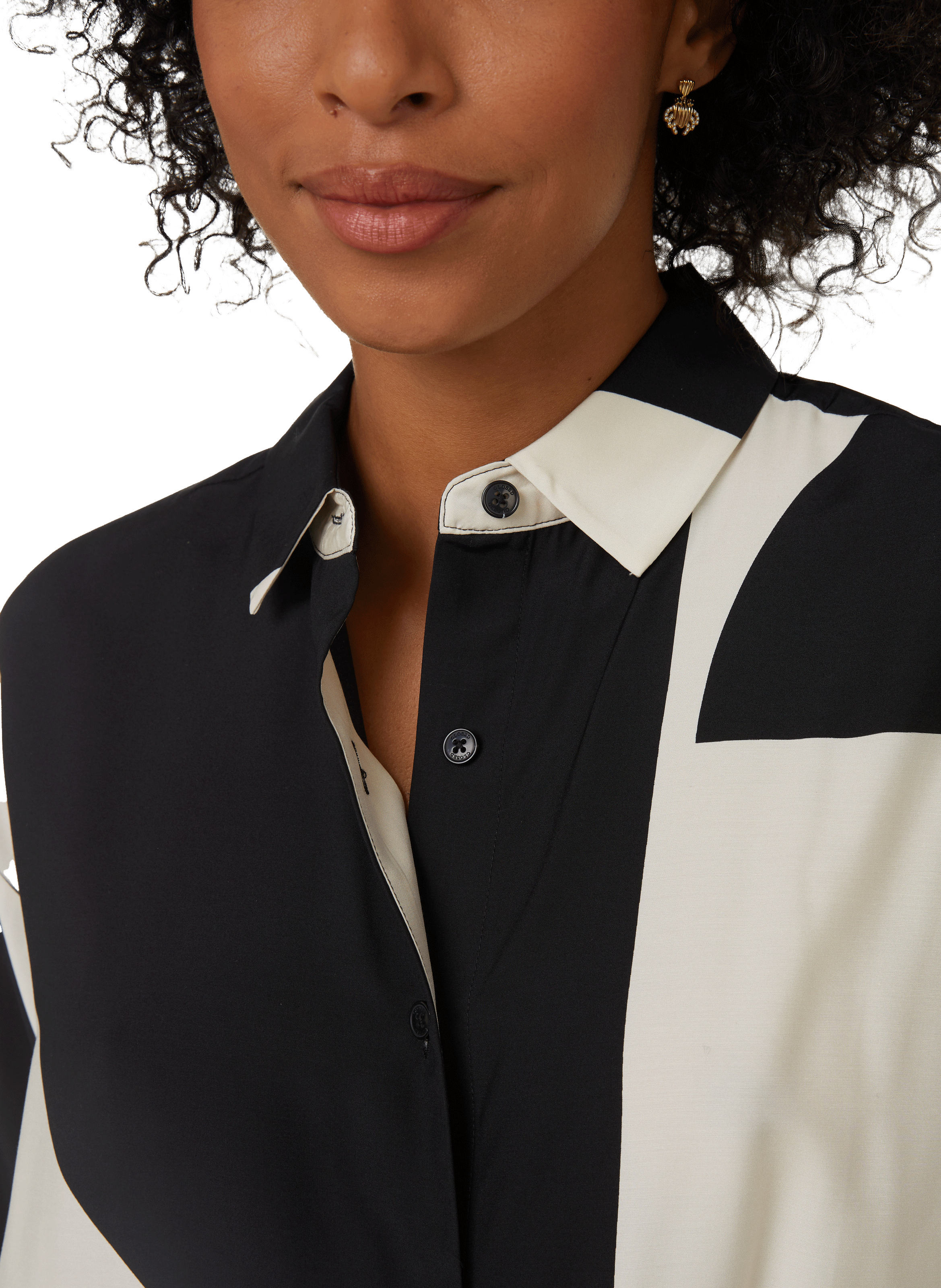 Yellow gold earrings YVONNE LÉON Yellow