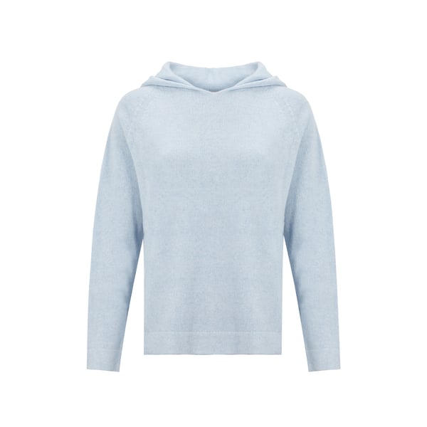 Pull à capuche en laine mélangé