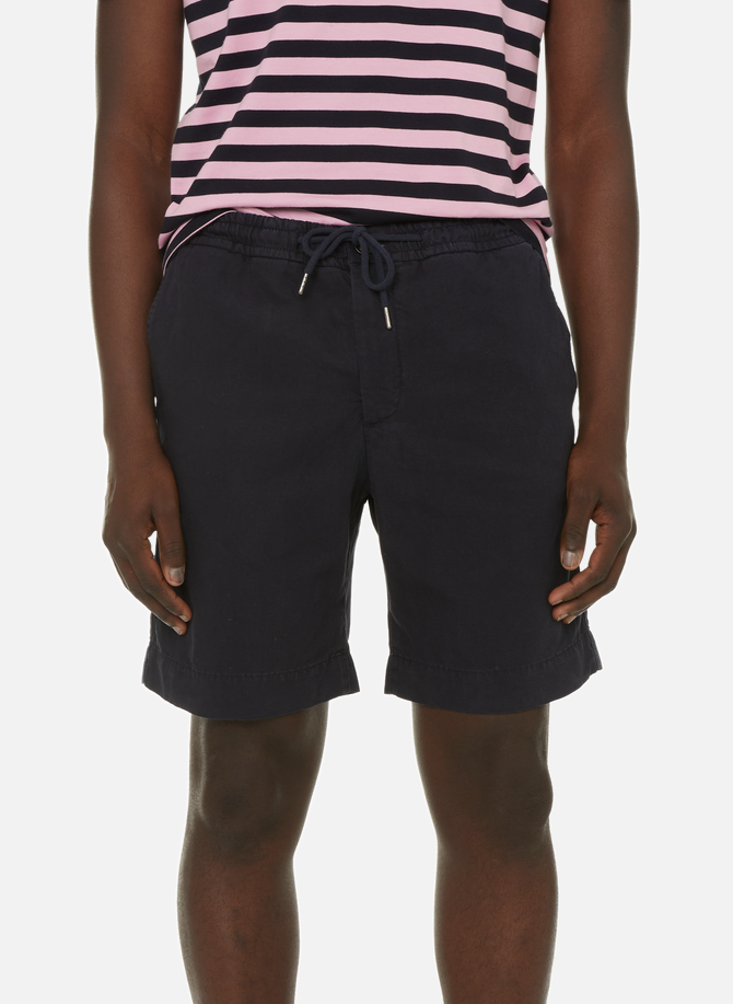 Linen and cotton Bermuda shorts EDEN PARK