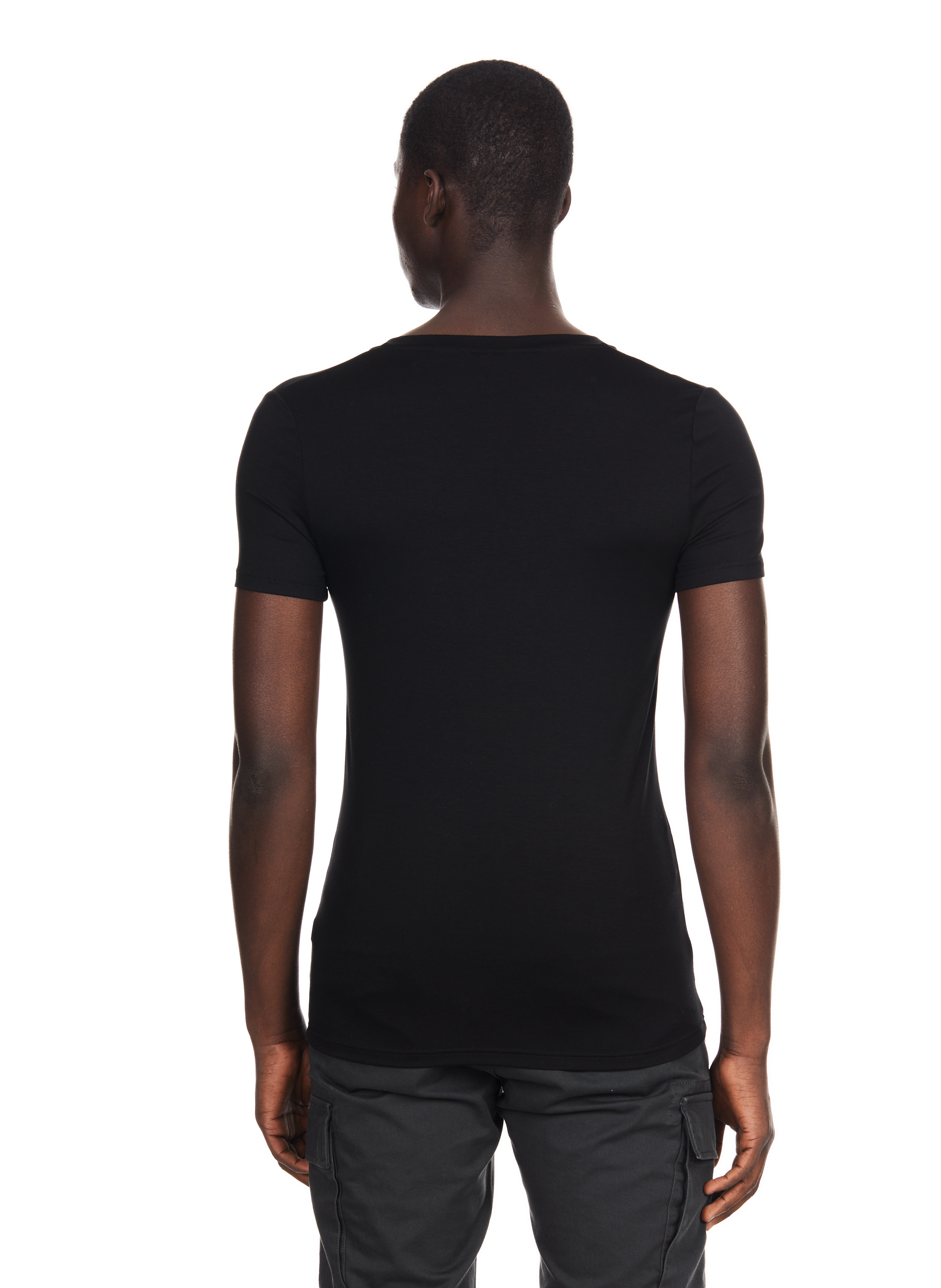 Tee-shirt Tencel Soft HOM Noir