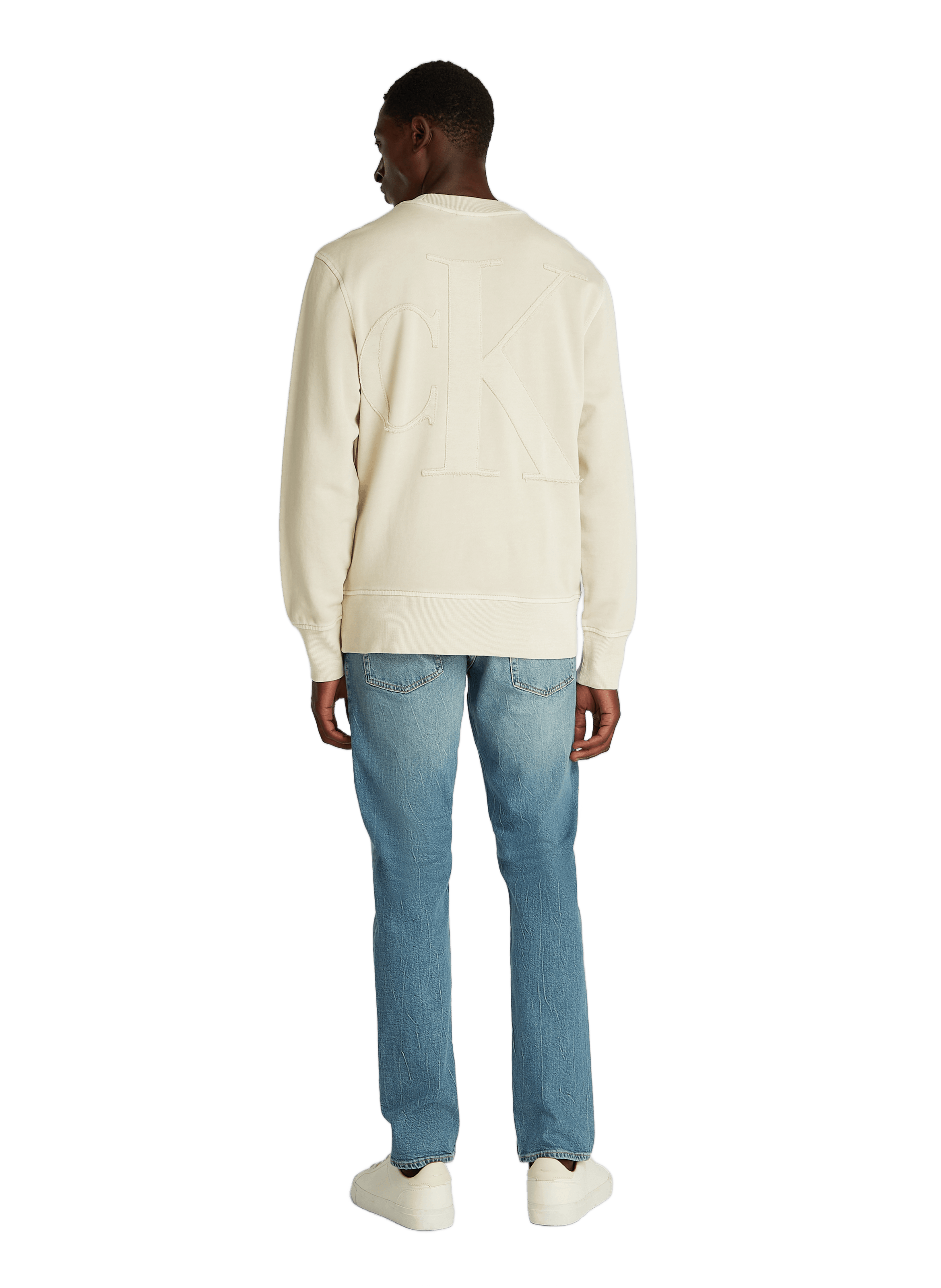Sweatshirt en coton CALVIN KLEIN Beige