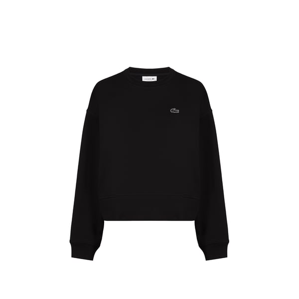 Lacoste Oversized Black Sweatshirt With Design