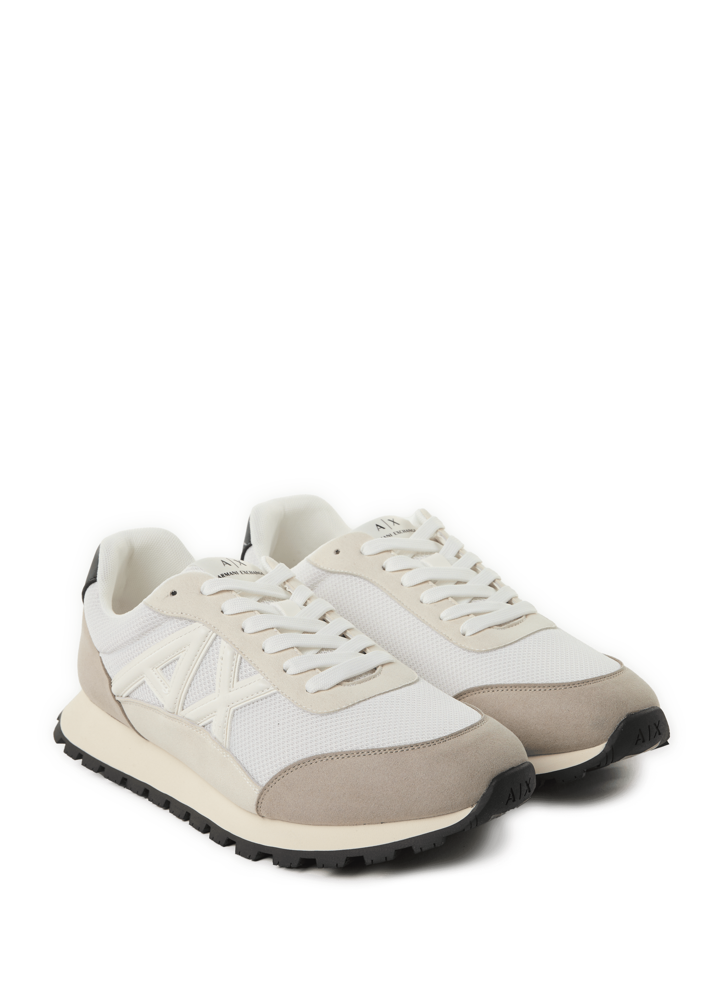 Embossed logo sneakers ARMANI EXCHANGE Beige