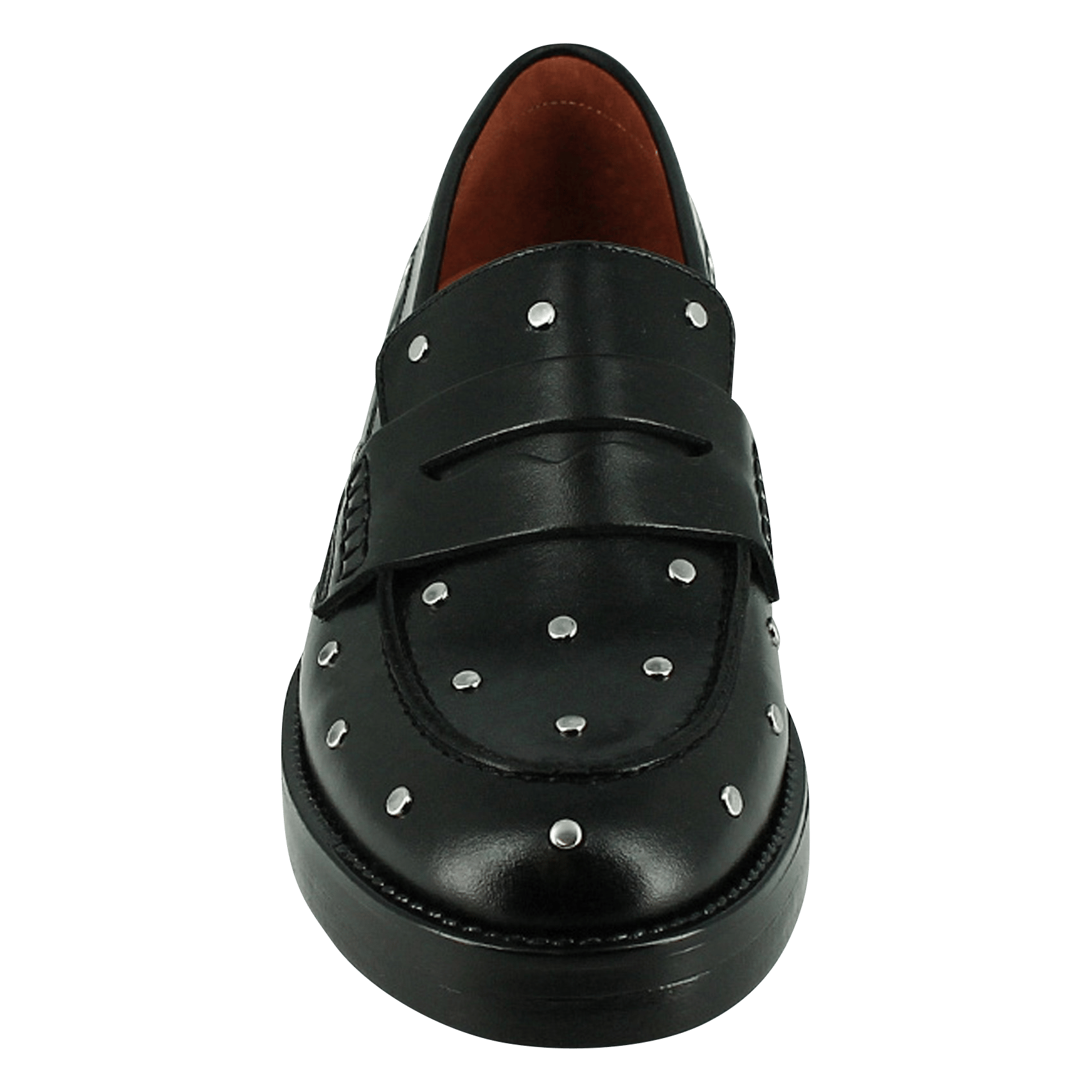 Mocassins à studs en cuir mirnou JONAK Noir
