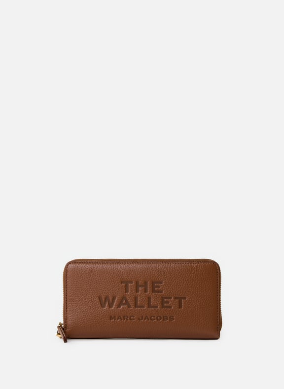 The leather continental wallet Brown by MARC JACOBS MARC JACOBS The leather continental wallet Brown