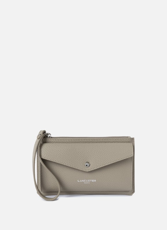 Clutch - Maya Double KBA Grey by LANCASTER LANCASTER Clutch - Maya Double KBA Grey