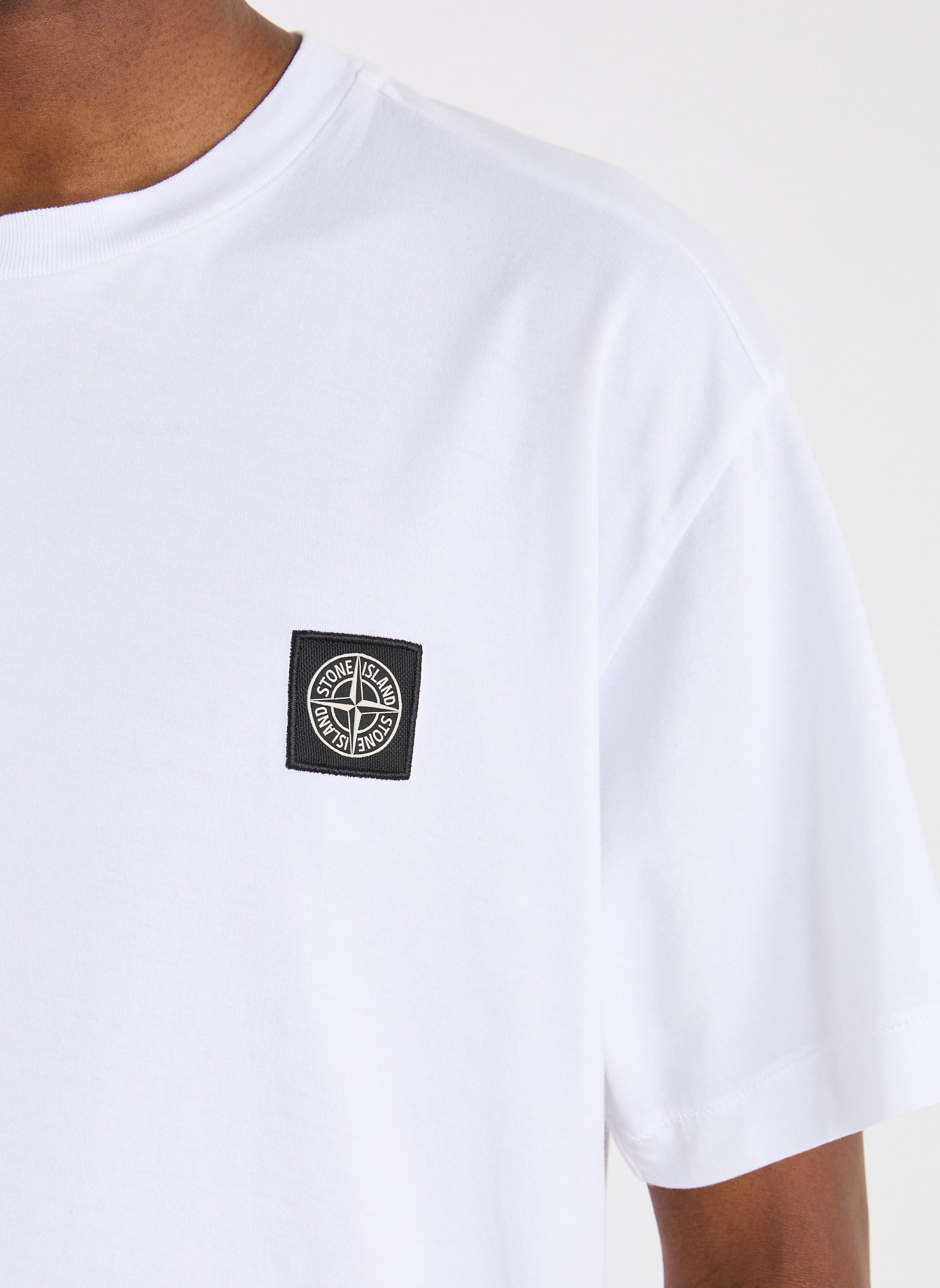 T-shirt à logo en coton  Blanc