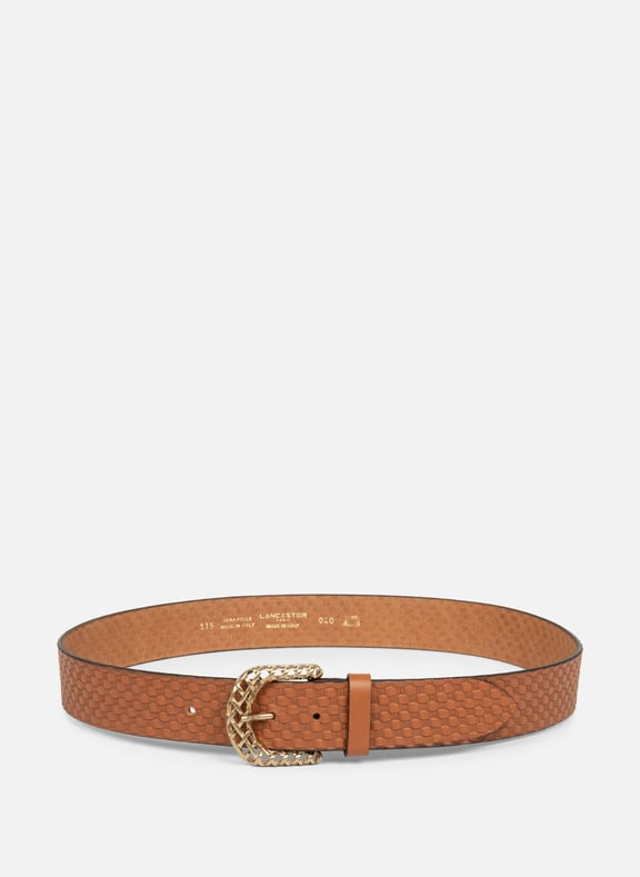 Ceinture - ceinture cuir végétal femme Marron by LANCASTER LANCASTER Ceinture - ceinture cuir végétal femme Marron