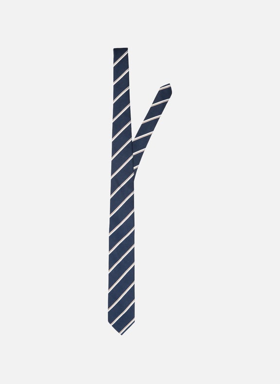 Cravate à rayures Bleu by SELECTED SELECTED Cravate à rayures Bleu