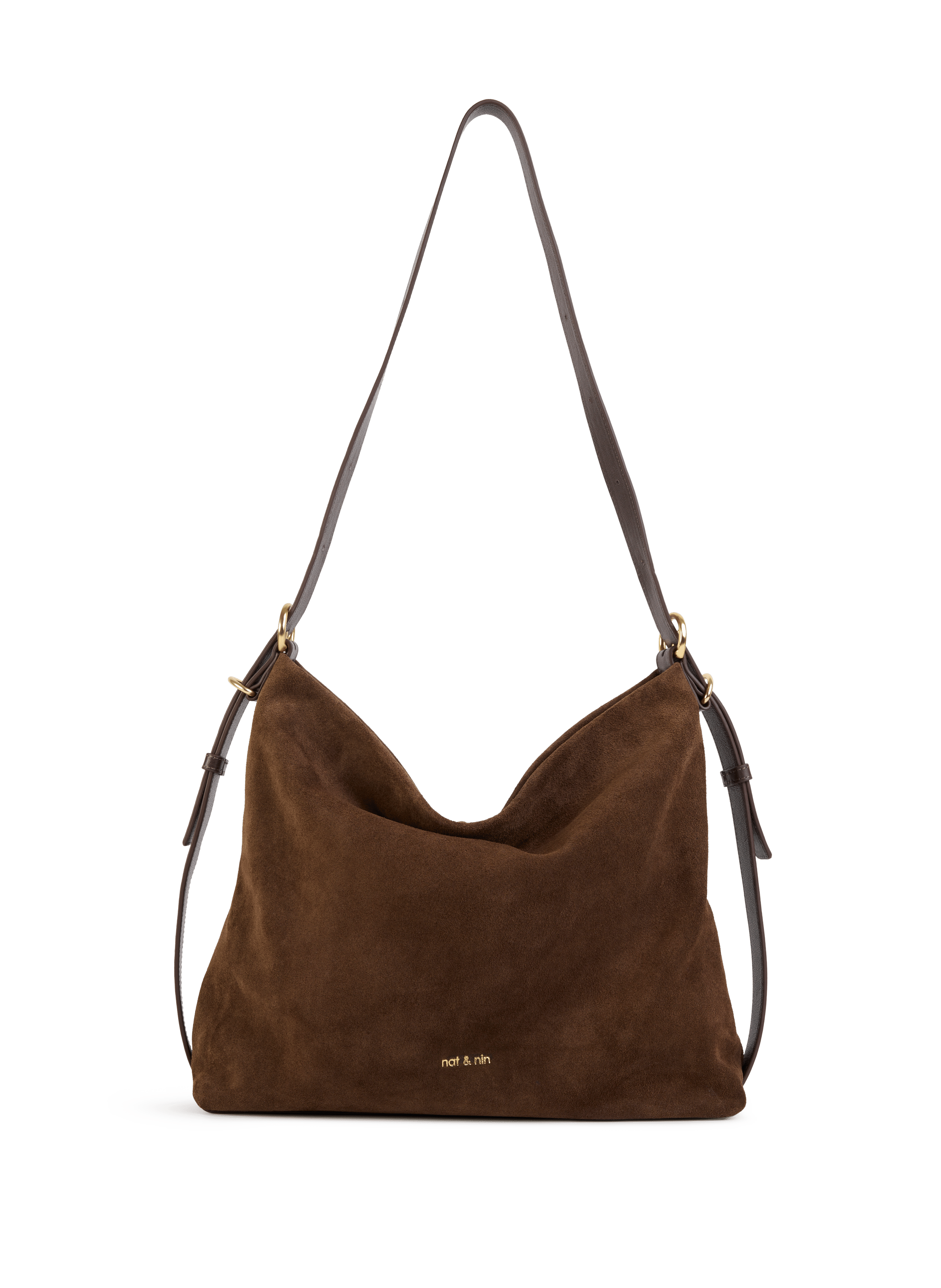 NAT & NIN Calfskin leather Bag Brown