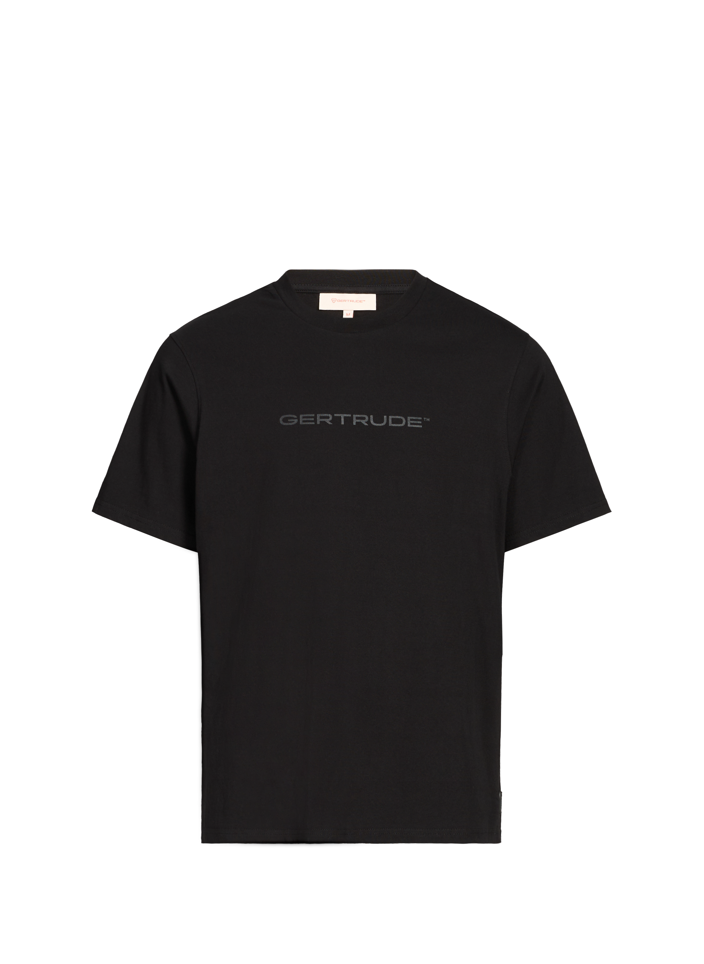 GERTRUDE ET GASTON T-shirt col rond en coton Noir