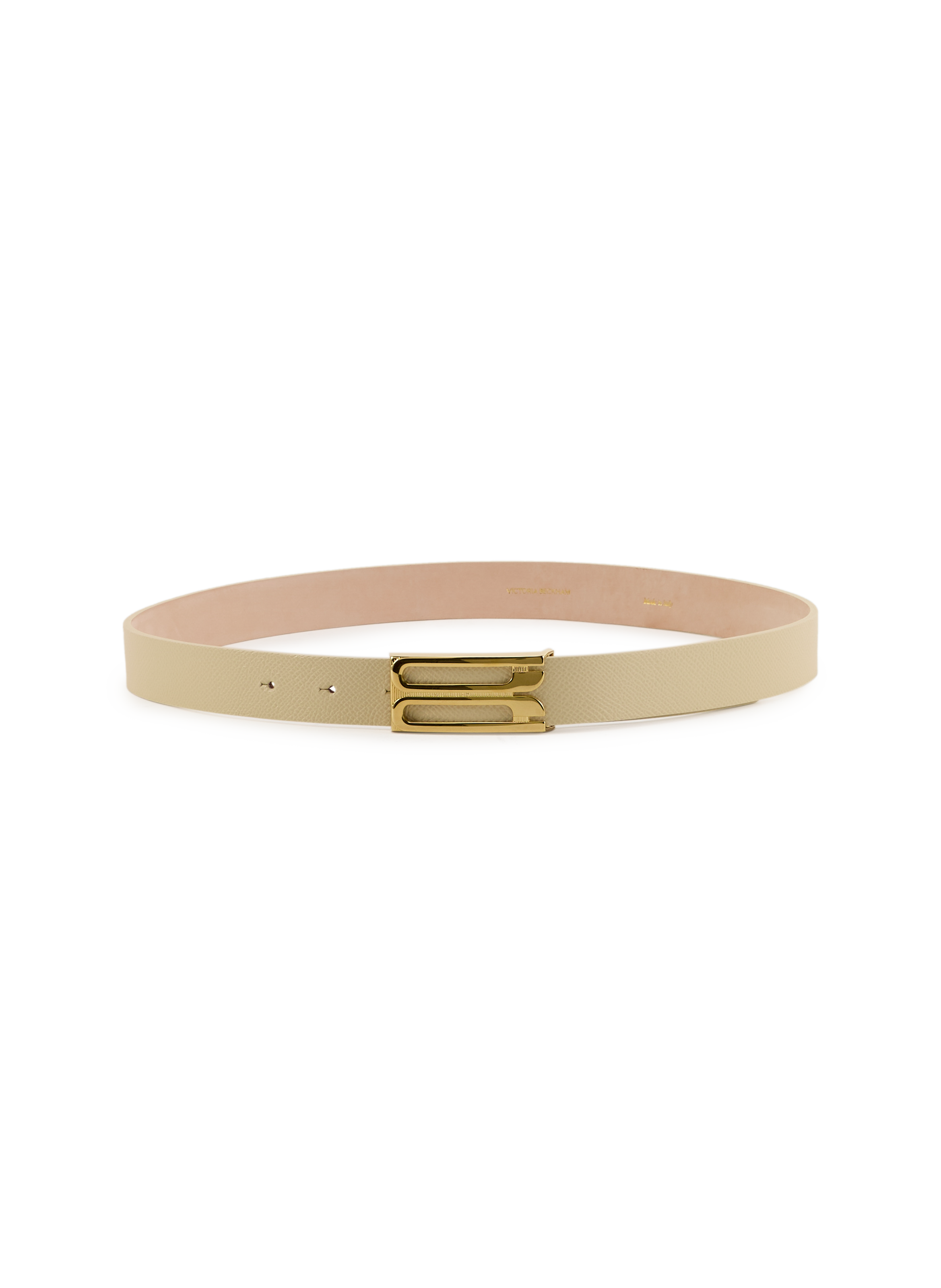 VICTORIA BECKHAM Ceinture en cuir Beige