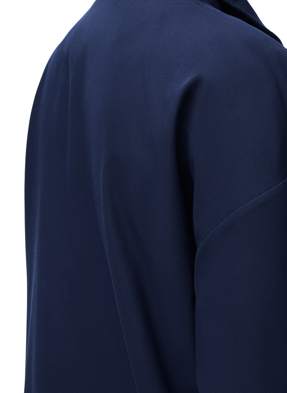 Cotton twill hooded jacket LOEWE Blue