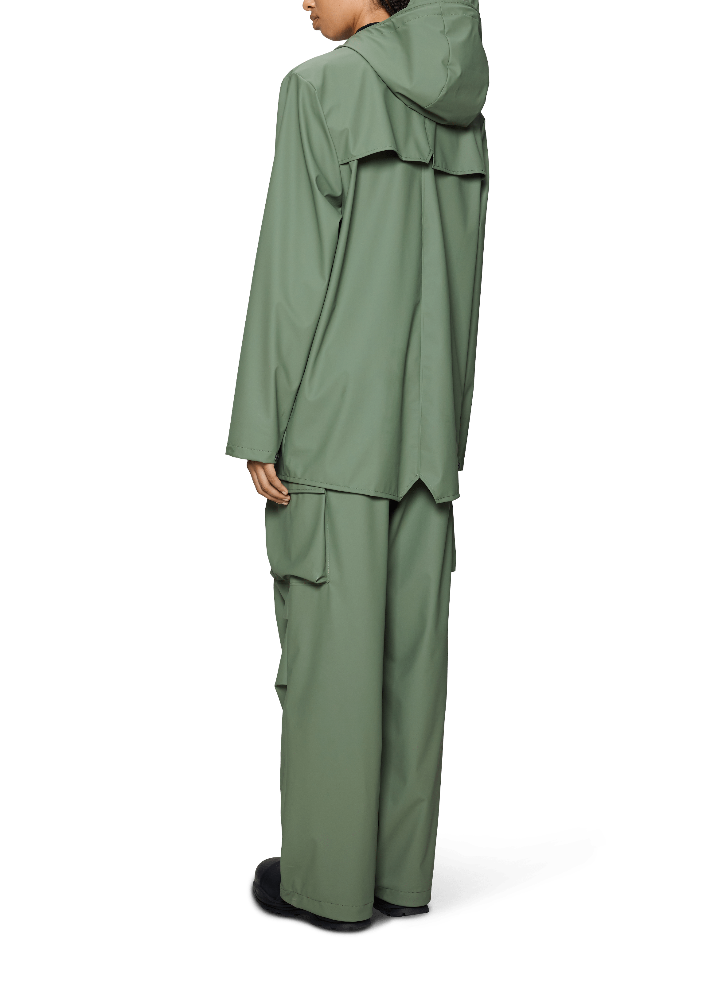 Long hooded raincoat RAINS Multicolour