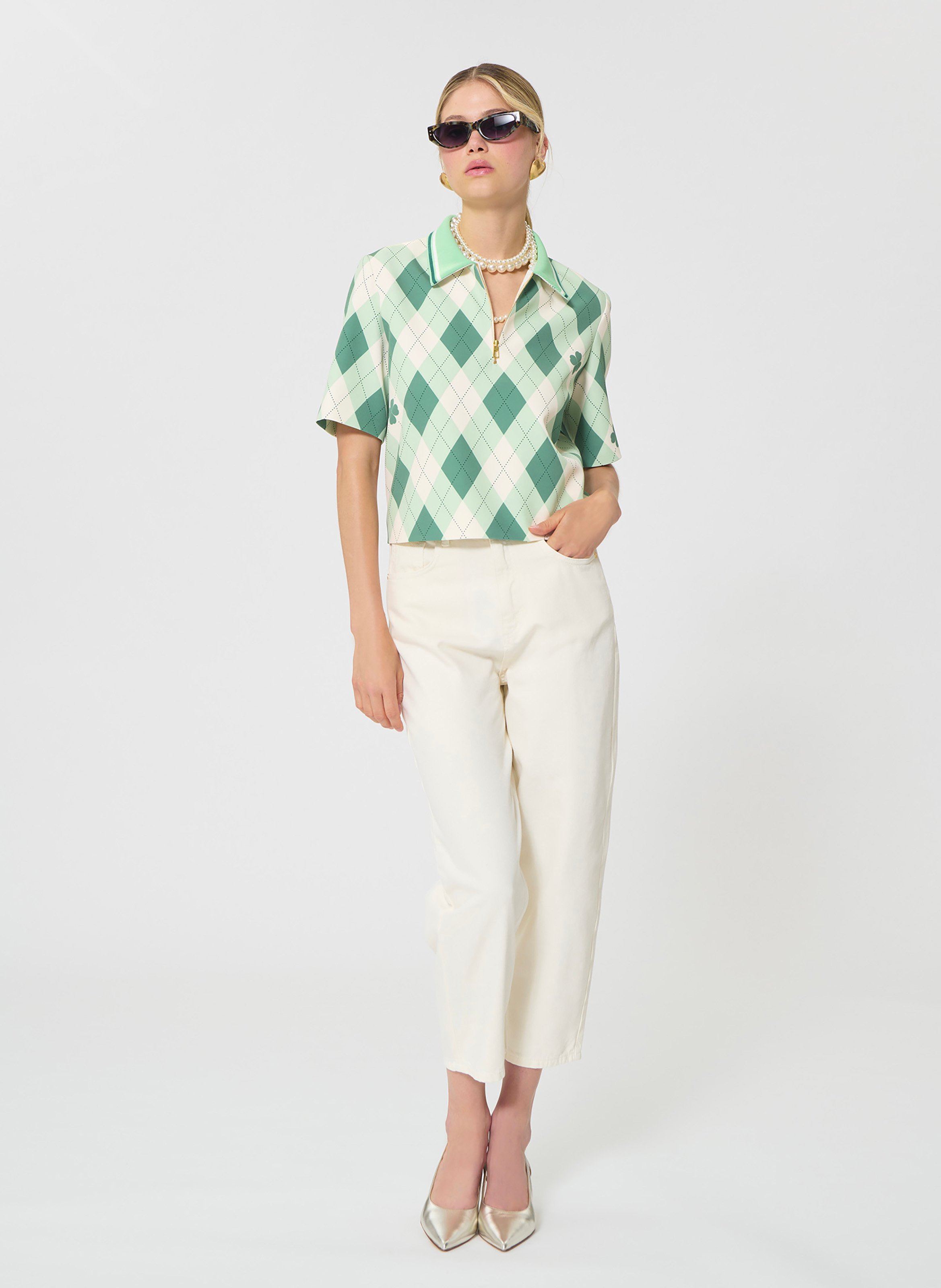 Top tiago TARA JARMON Blanc