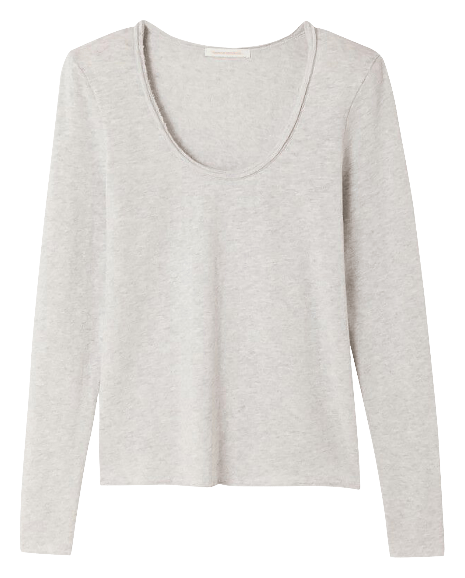 Tee-shirt droit col rond en coton sonoma AMERICAN VINTAGE Gris