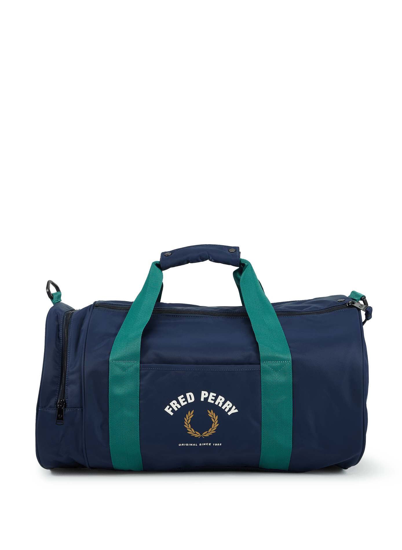 Large logo sports bag FRED PERRY Green